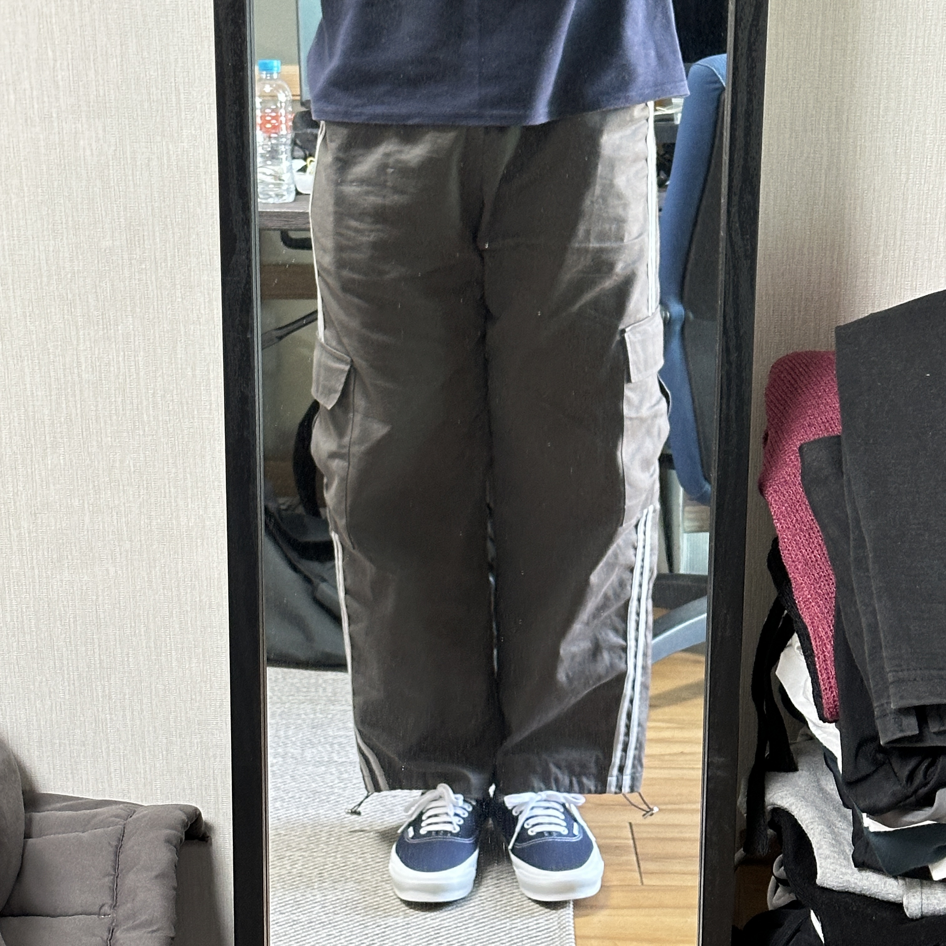 Vans Vault OG Authentic LX Navy 착용 스타일 - 1