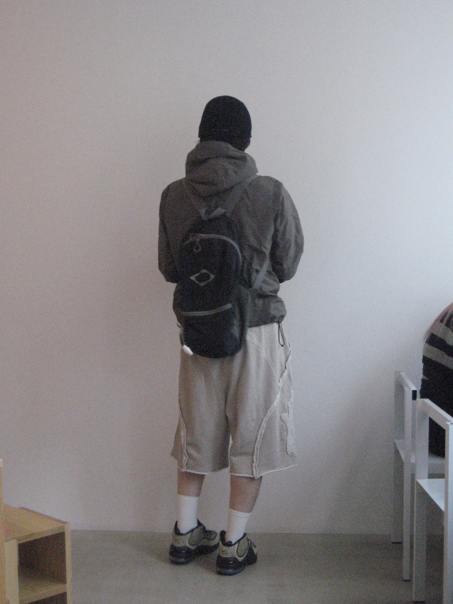 Nike x Stussy Air Penny II Rattan and Limestone, Sansan Gear Logo Beanie Black - 22FW 착용 스타일 - 3