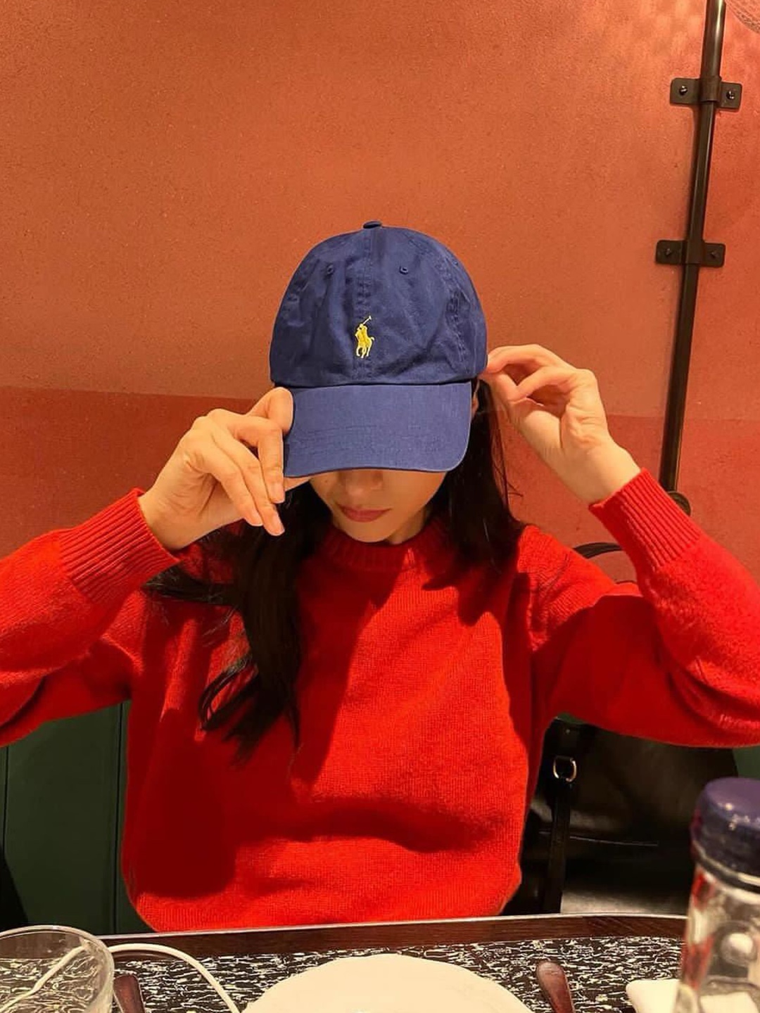 [30%적립] Polo Ralph Lauren Cotton Chino Ball Cap Beige, Polo Ralph Lauren Cotton Chino Ball Cap Blue 착용 스타일 - 5