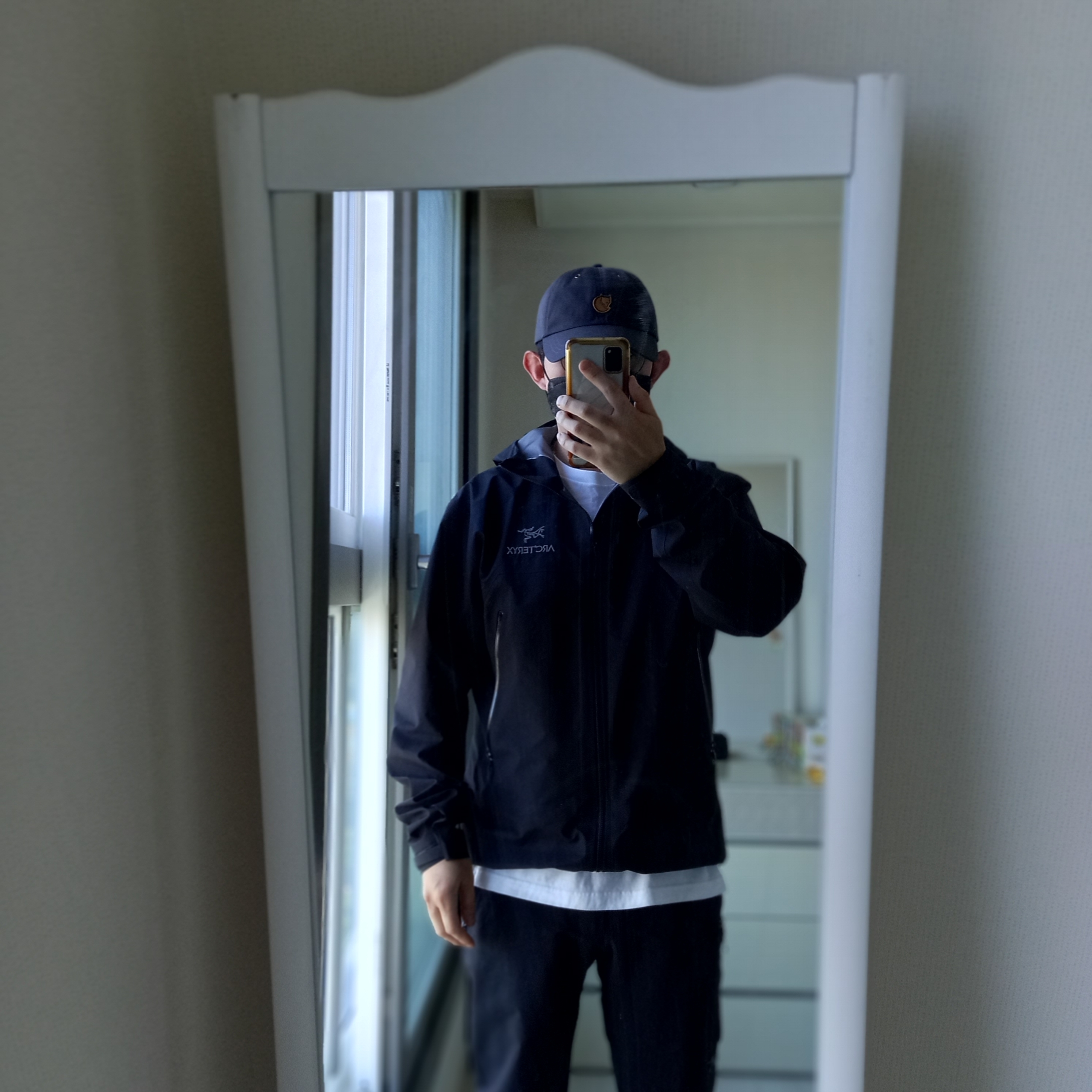 Arc'teryx Gamma Pants Black, Arc'teryx Captive Split T-Shirt Atmos 착용 스타일 - 7