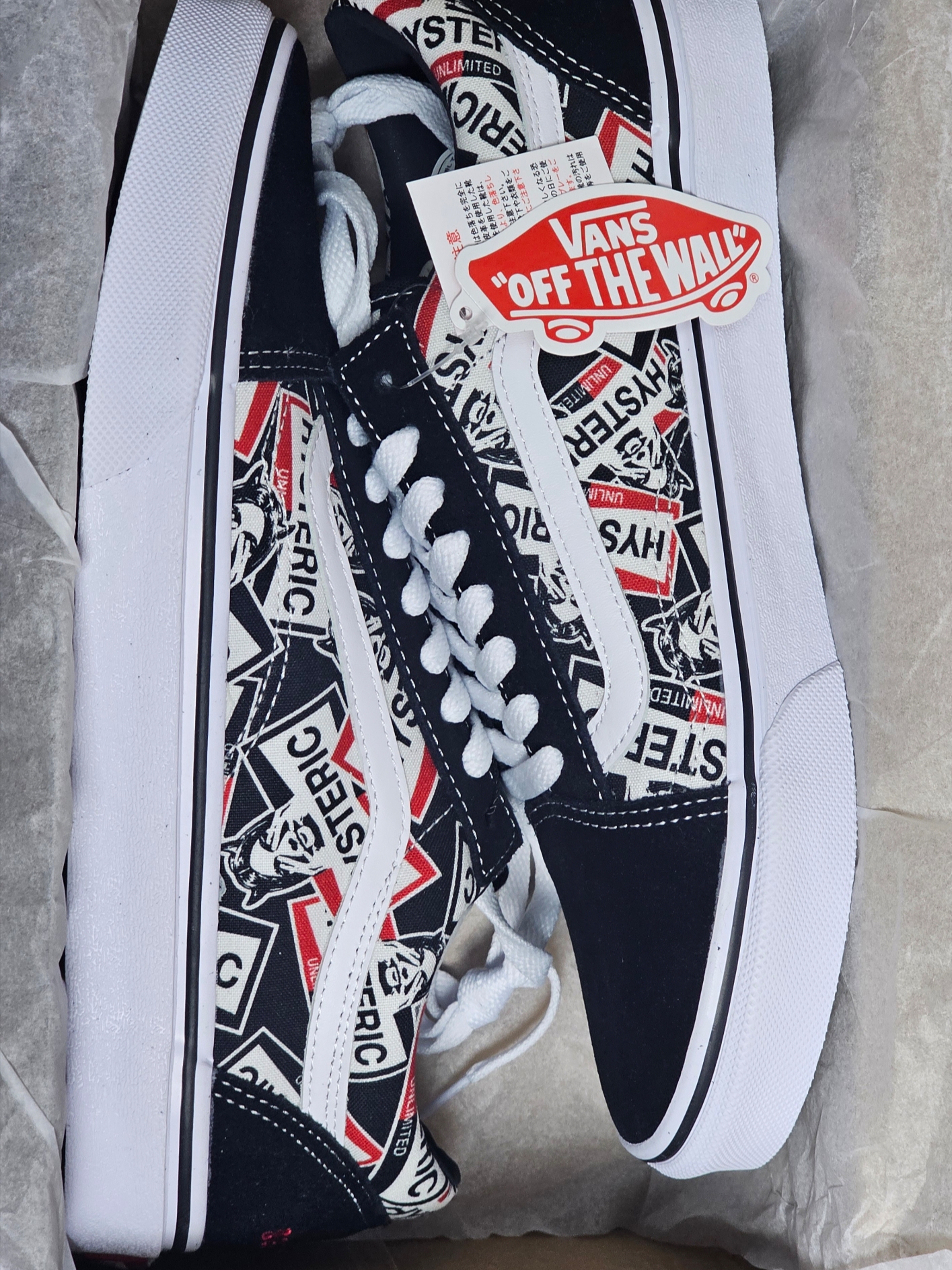 Vans x Hysteric Glamour Old Skool Black 착용 스타일 - 2
