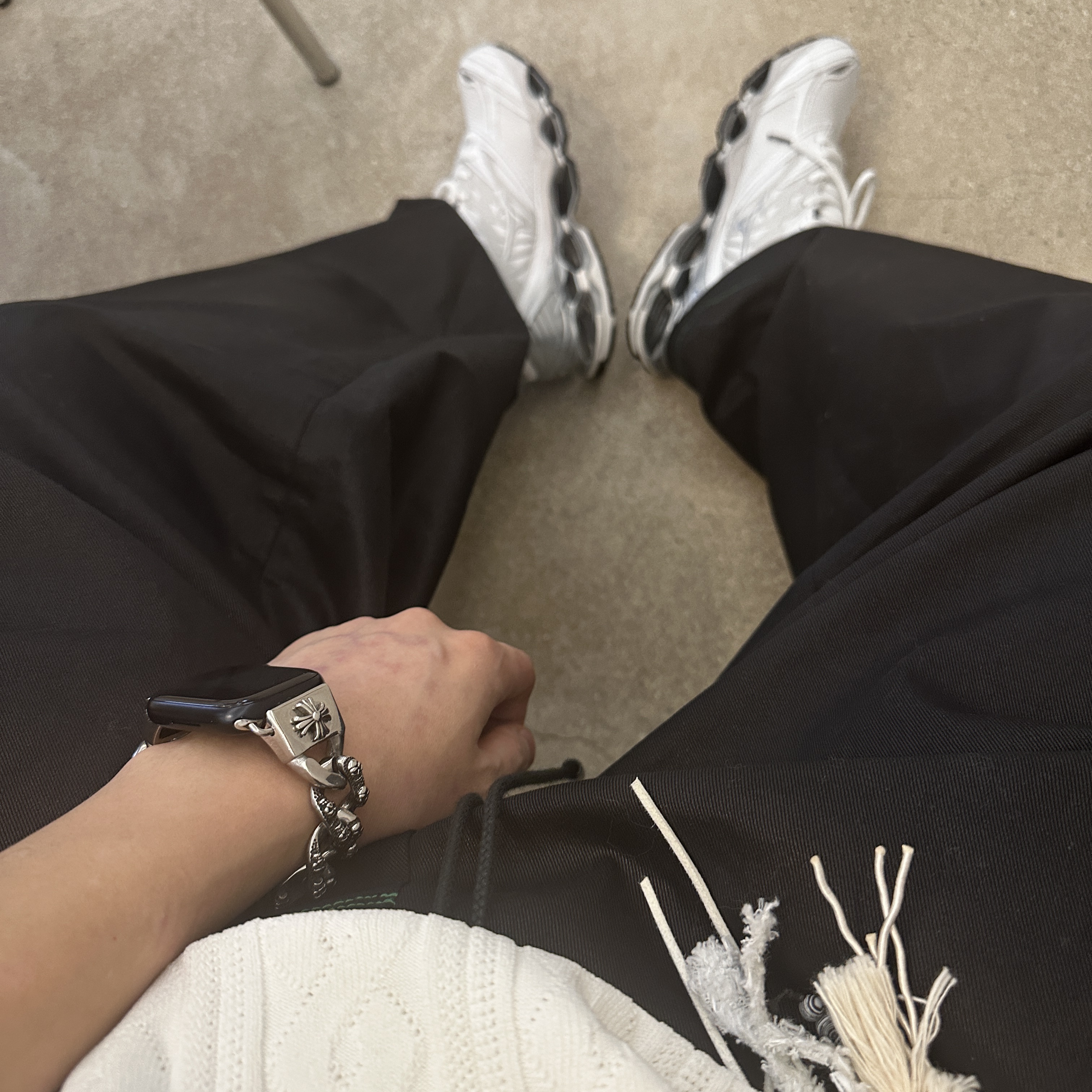 Mizuno Wave Prophecy LS Off White 착용 스타일