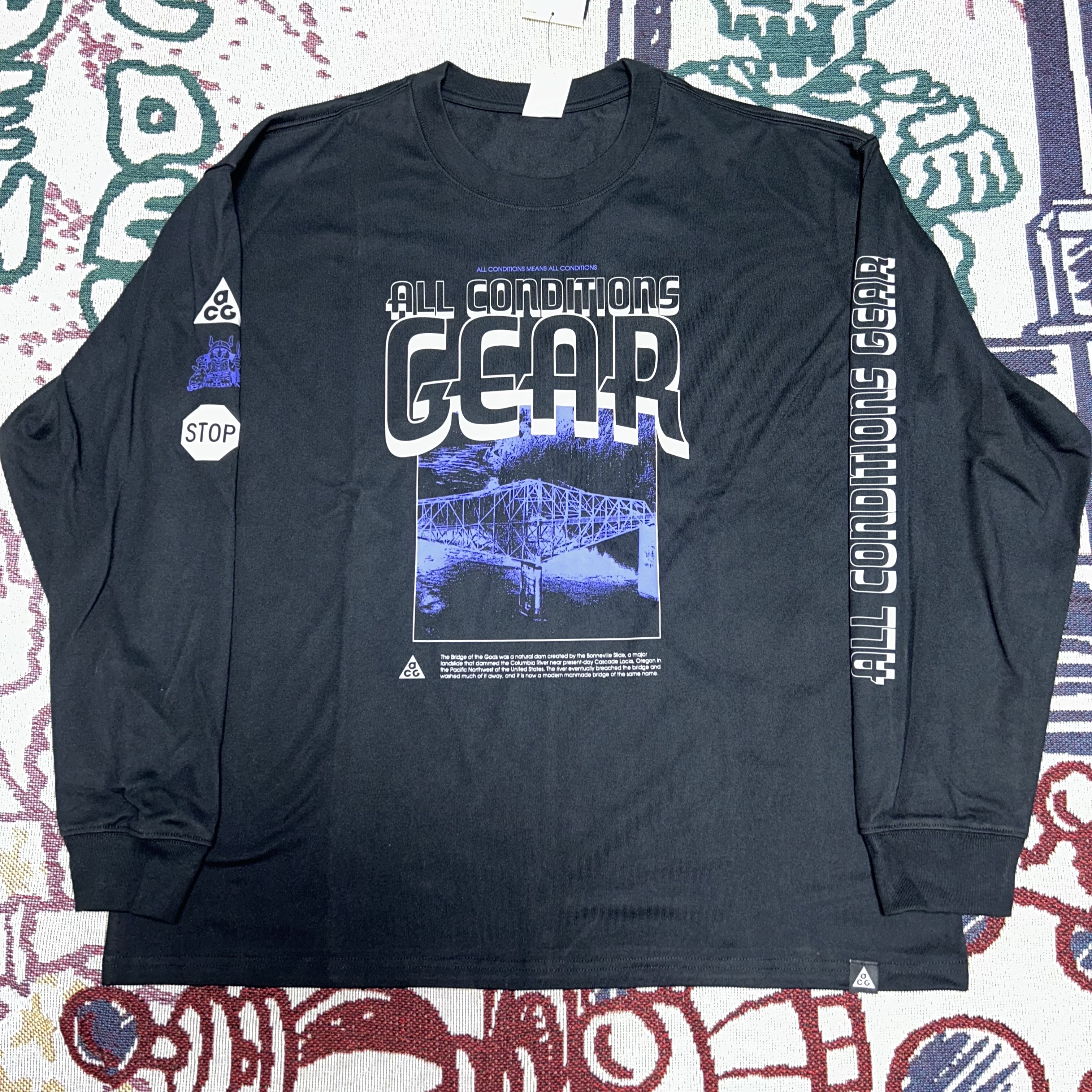 Nike ACG Dri-Fit Long Sleeve T-Shirt Black - Asia 착용 스타일 - 2