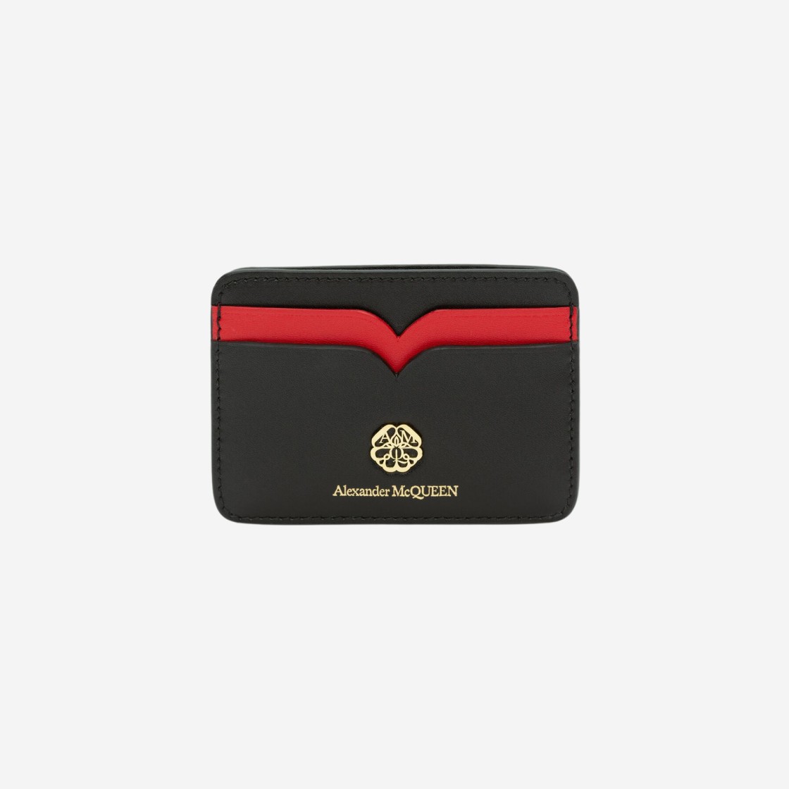 Alexander McQueen Signature Card Holder Black 상세 이미지 1