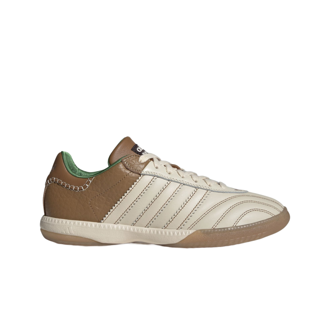 아디다스 x 웨일스 보너 삼바 밀레니엄 원더 화이트 브라운(Adidas x Wales Bonner Samba Millennium Wonder White Brown)