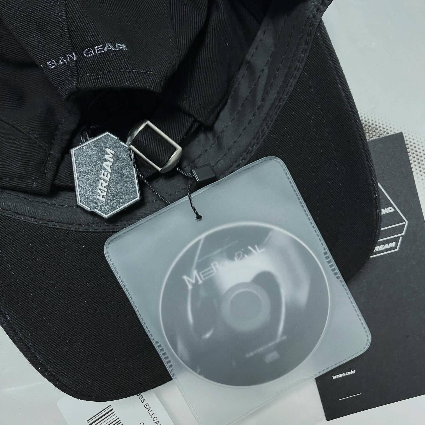 Sansan Gear Ball Cap Black - 23SS 착용 스타일 - 2