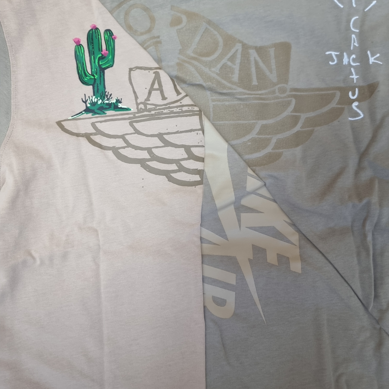 Jordan x Travis Scott S/S Top - Asia 착용 스타일 - 1