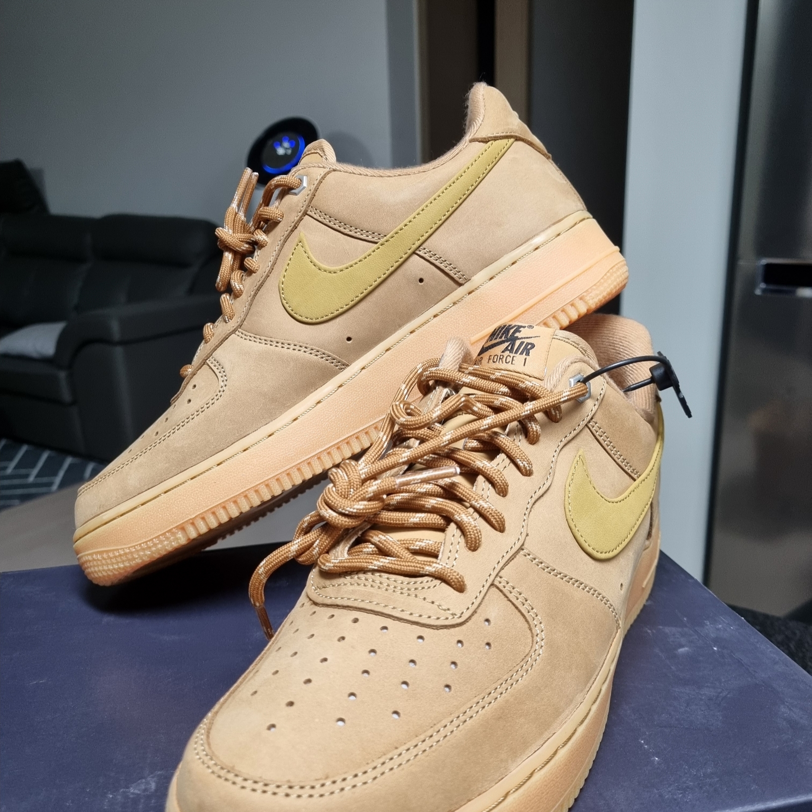 Nike Air Force 1 '07 WB Flax 착용 스타일 - 1