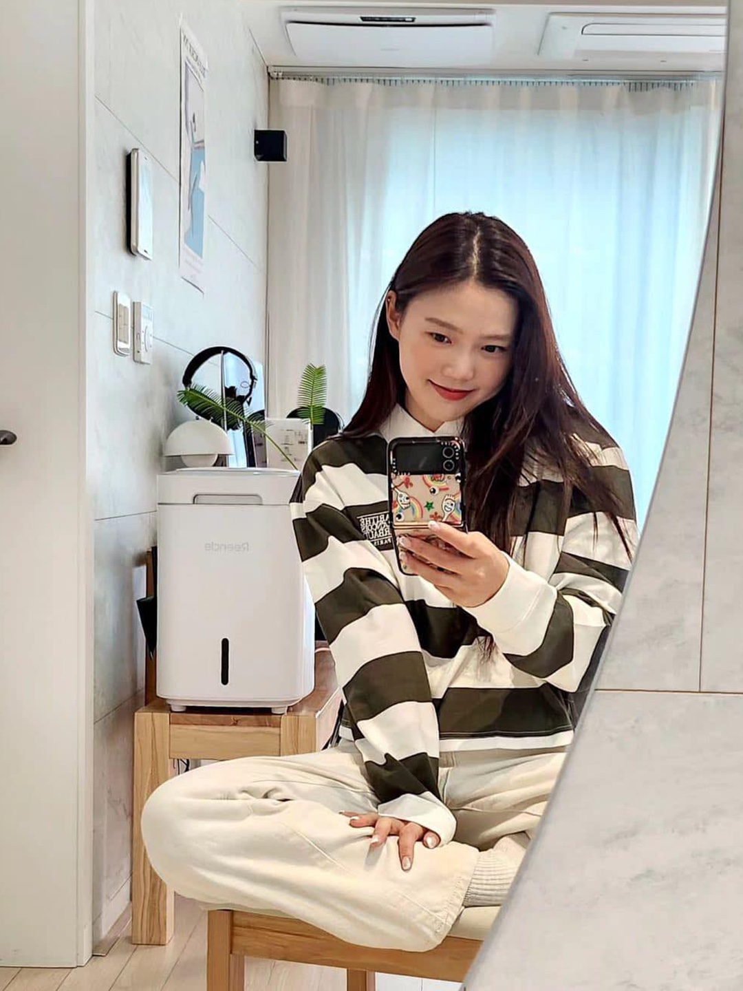 [30%적립] Polo Ralph Lauren Long Sleeve Rugby Polo Shirt New Iris Blue White, [30%적립] Polo Ralph Lauren Long Sleeve Rugby Polo Shirt Stem White 착용 스타일 - 4