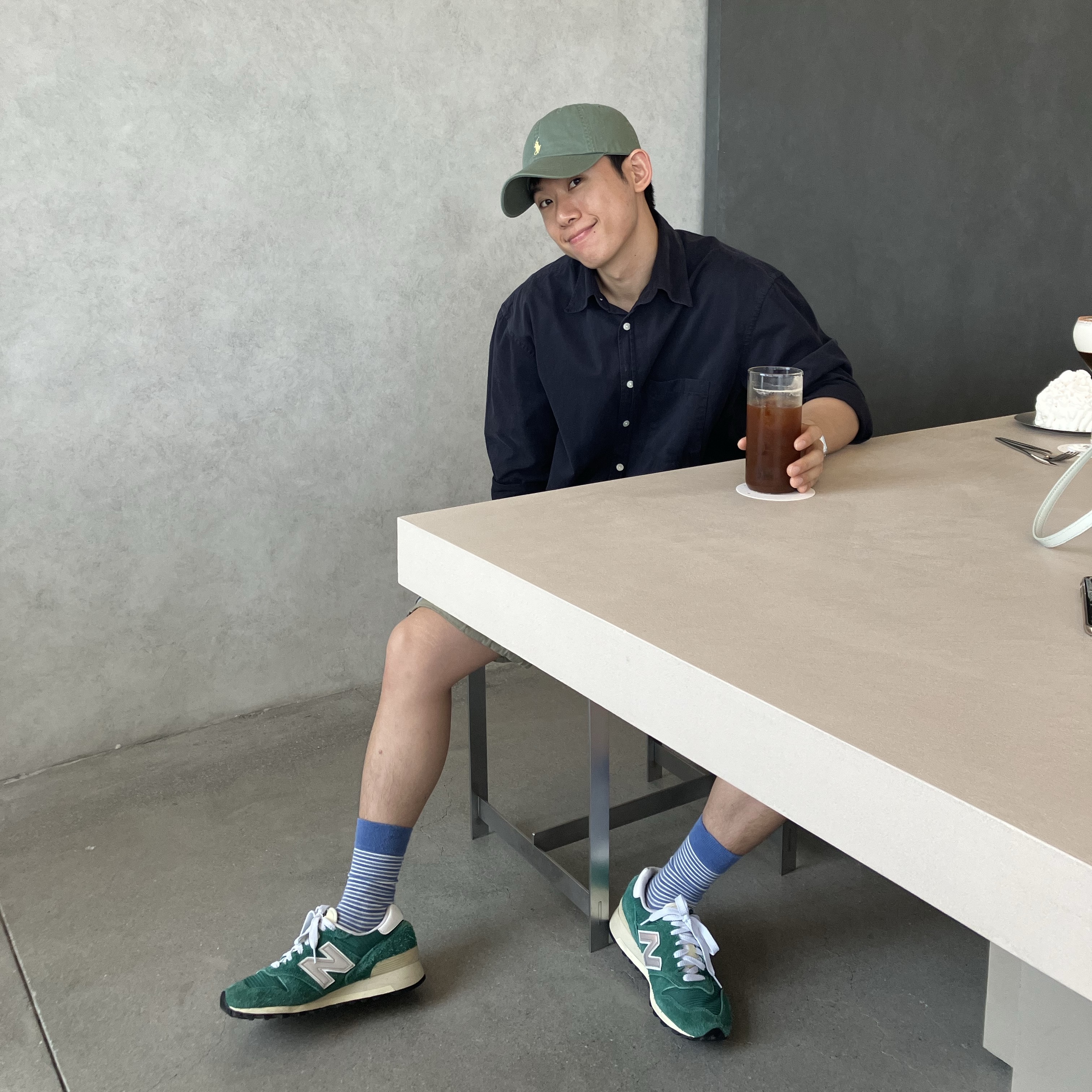New Balance x Aime Leon Dore 1300 Botanical Green 착용 스타일