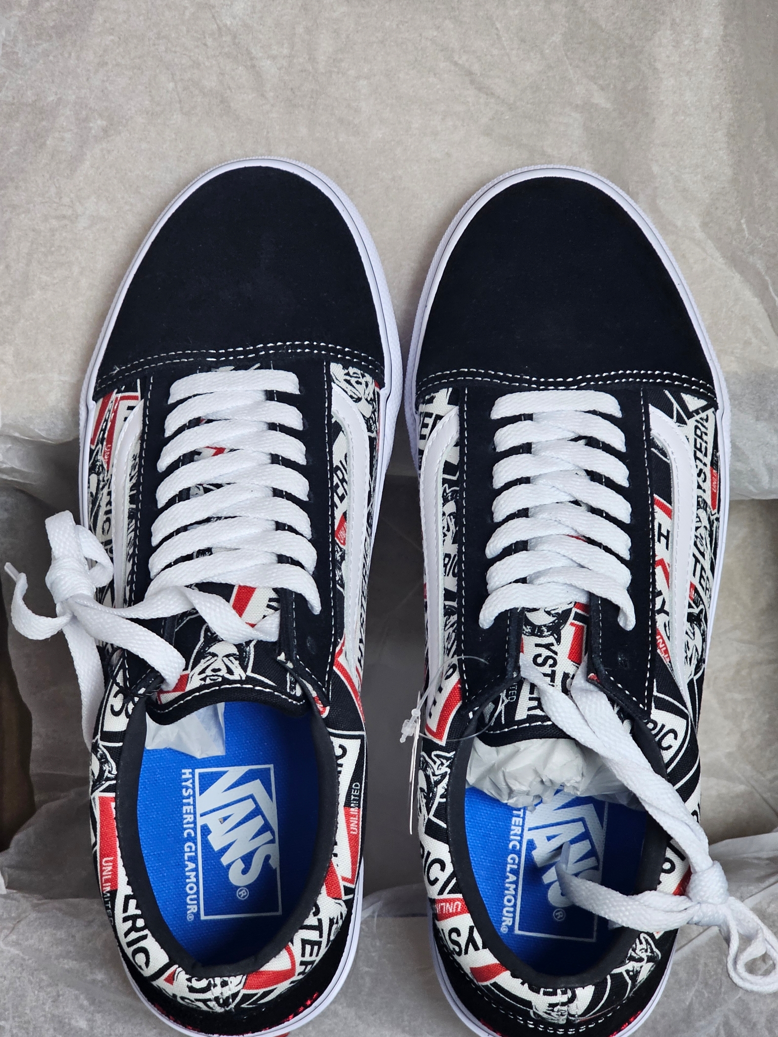 Vans x Hysteric Glamour Old Skool Black 착용 스타일 - 3
