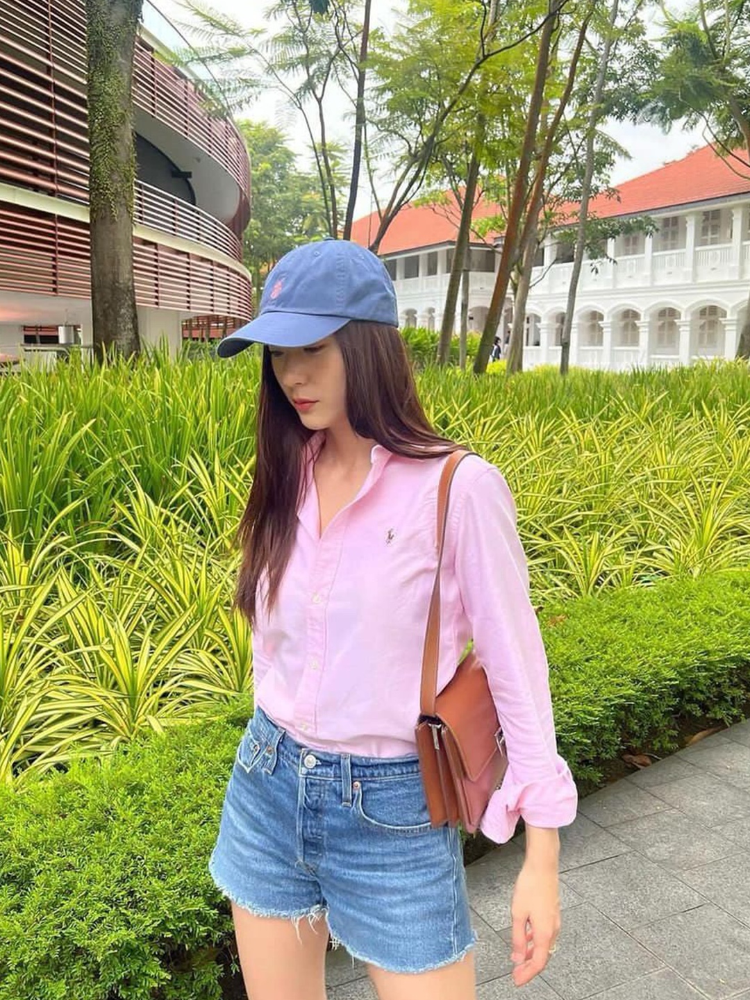 [30%적립] Polo Ralph Lauren Cotton Chino Ball Cap Beige, Polo Ralph Lauren Cotton Chino Ball Cap Blue 착용 스타일 - 3