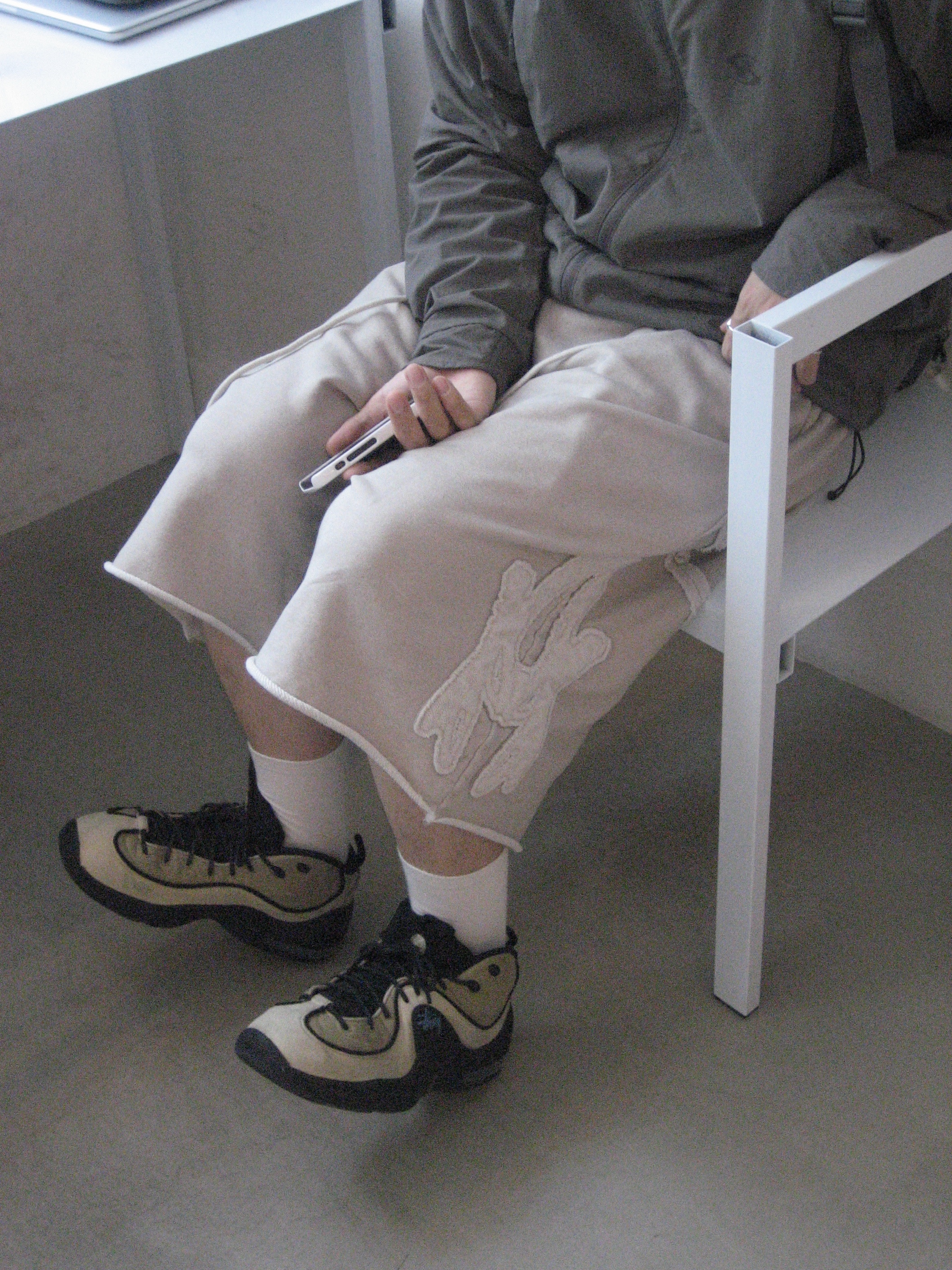 Nike x Stussy Air Penny II Rattan and Limestone, Sansan Gear Logo Beanie Black - 22FW 착용 스타일 - 2