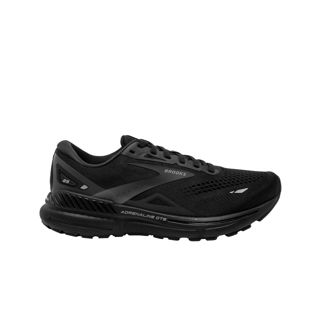 브룩스 러닝 아드레날린 GTS 23 블랙 - 2E 와이드(Brooks Running Adrenaline GTS 23 Black - 2E Wide)