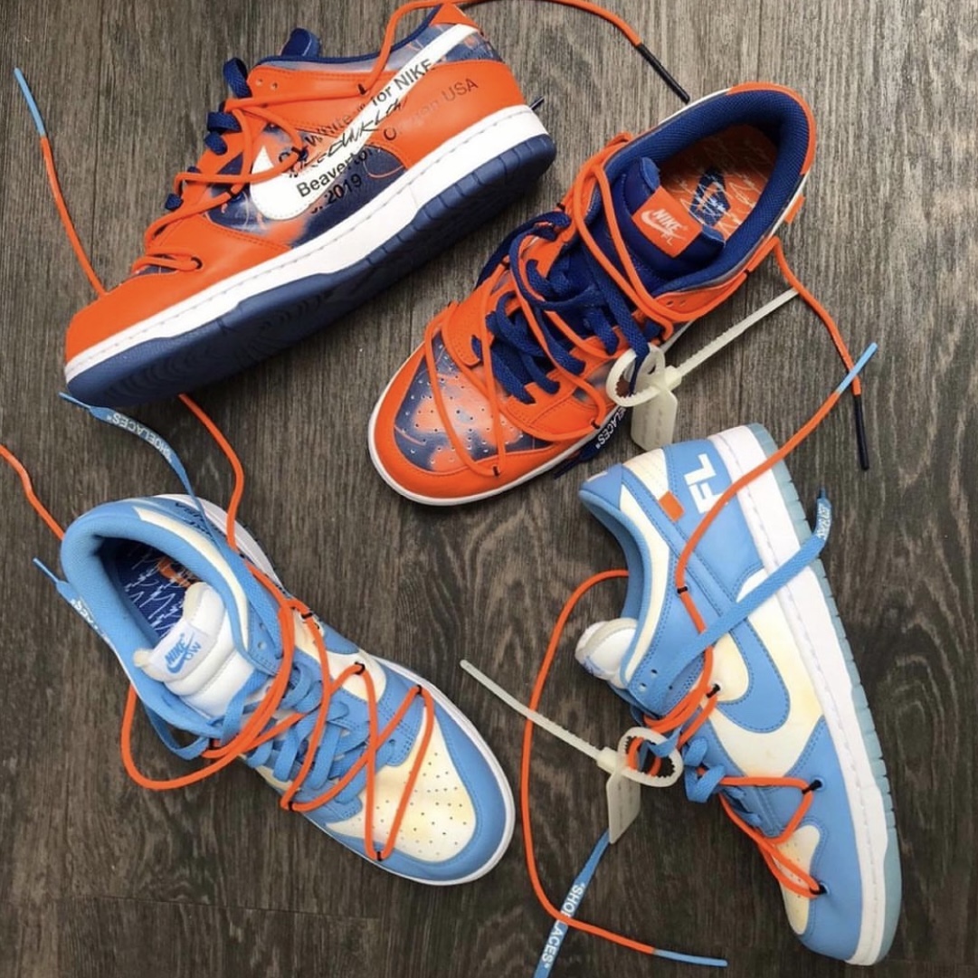 Nike x Futura Laboratories SB Dunk Low OG QS White and Geode Teal, Crocs x Futura Laboratories Classic Clog Green Ivy 착용 스타일 - 4