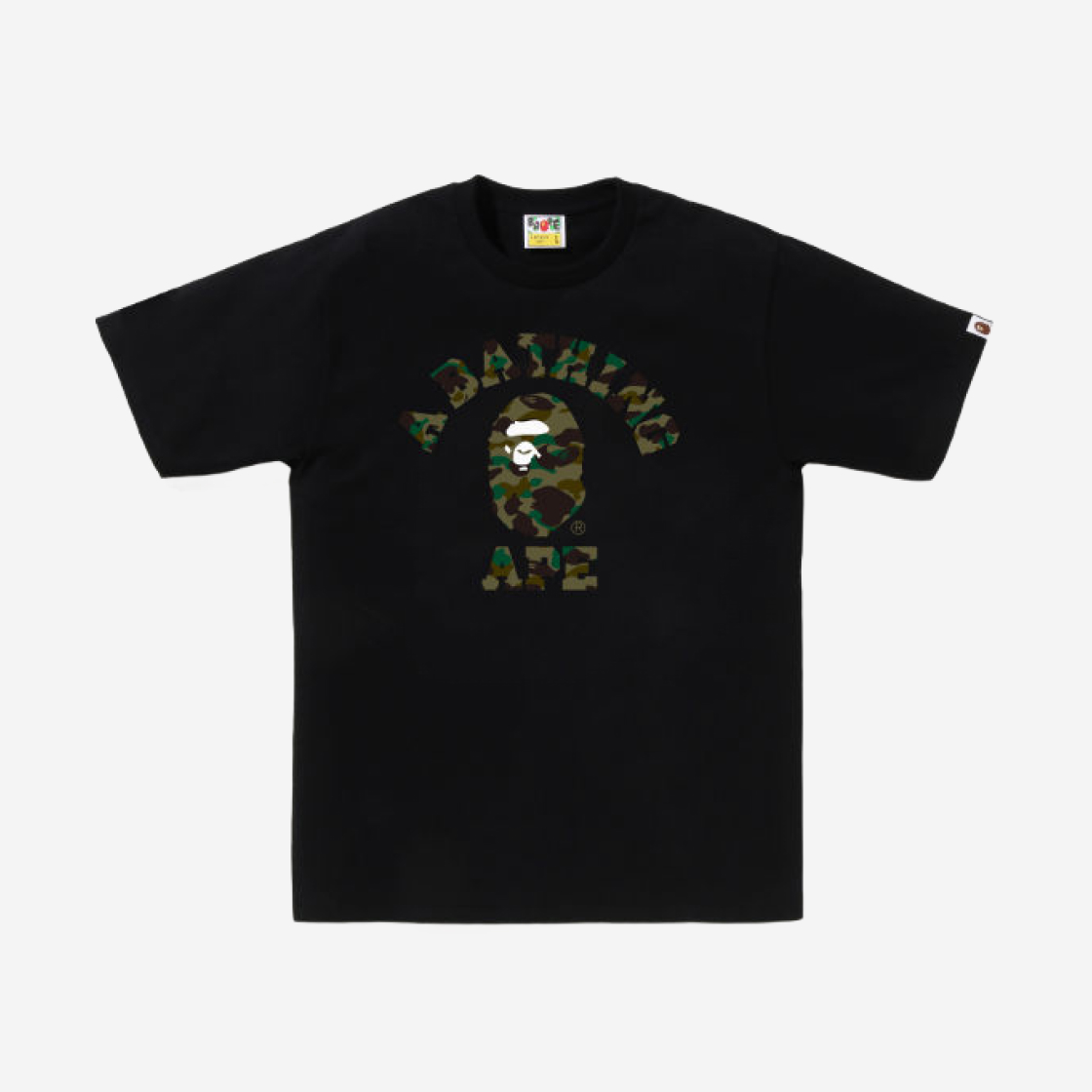 Black BAPE T-Shirt (1st Camo buy Green) 2XL