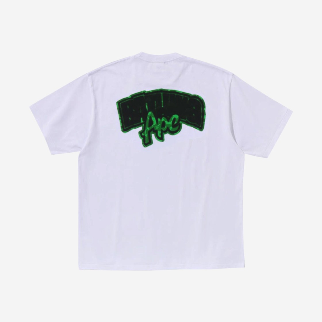 BAPE Spray Frankenstein Relaxed Fit T-Shirt White 상세 이미지 2