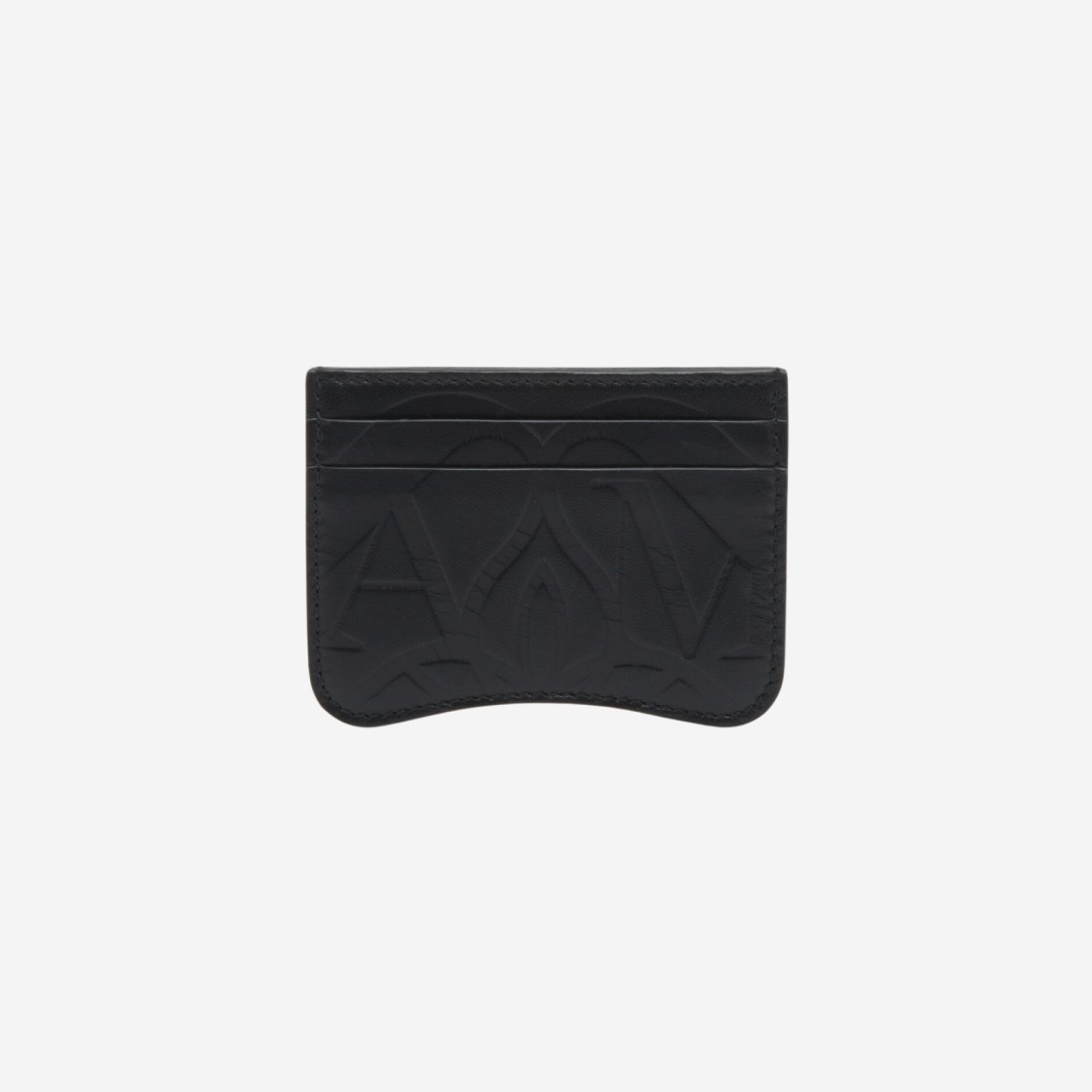 Alexander McQueen The Seal Card Holder Black 상세 이미지 1