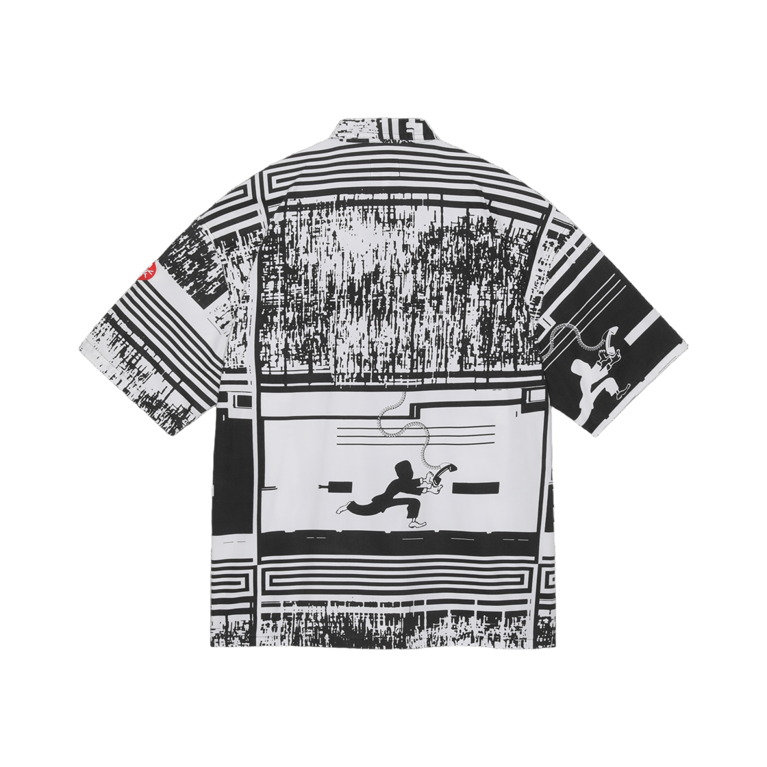 Cav Empt MD Reception Short Sleeve Shirt Black - 24SS 상세 이미지 2