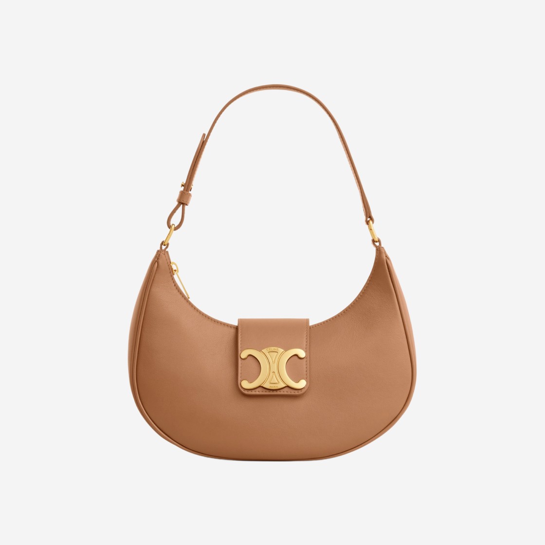 Celine Medium Ava Triomphe Bag in Smooth Calfskin Bronze 상세 이미지 1