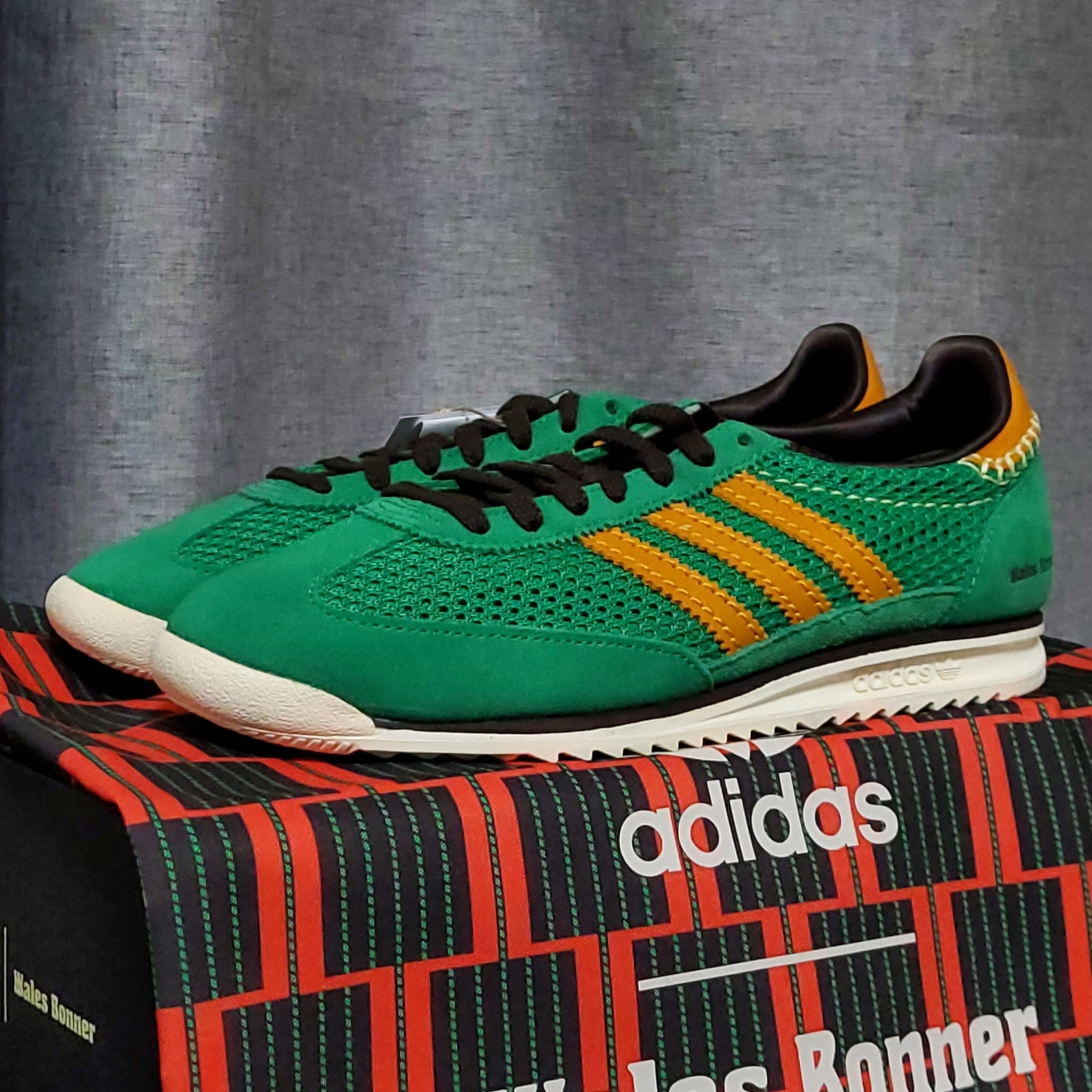 Adidas x Wales Bonner SL 72 Knit Green 착용 스타일