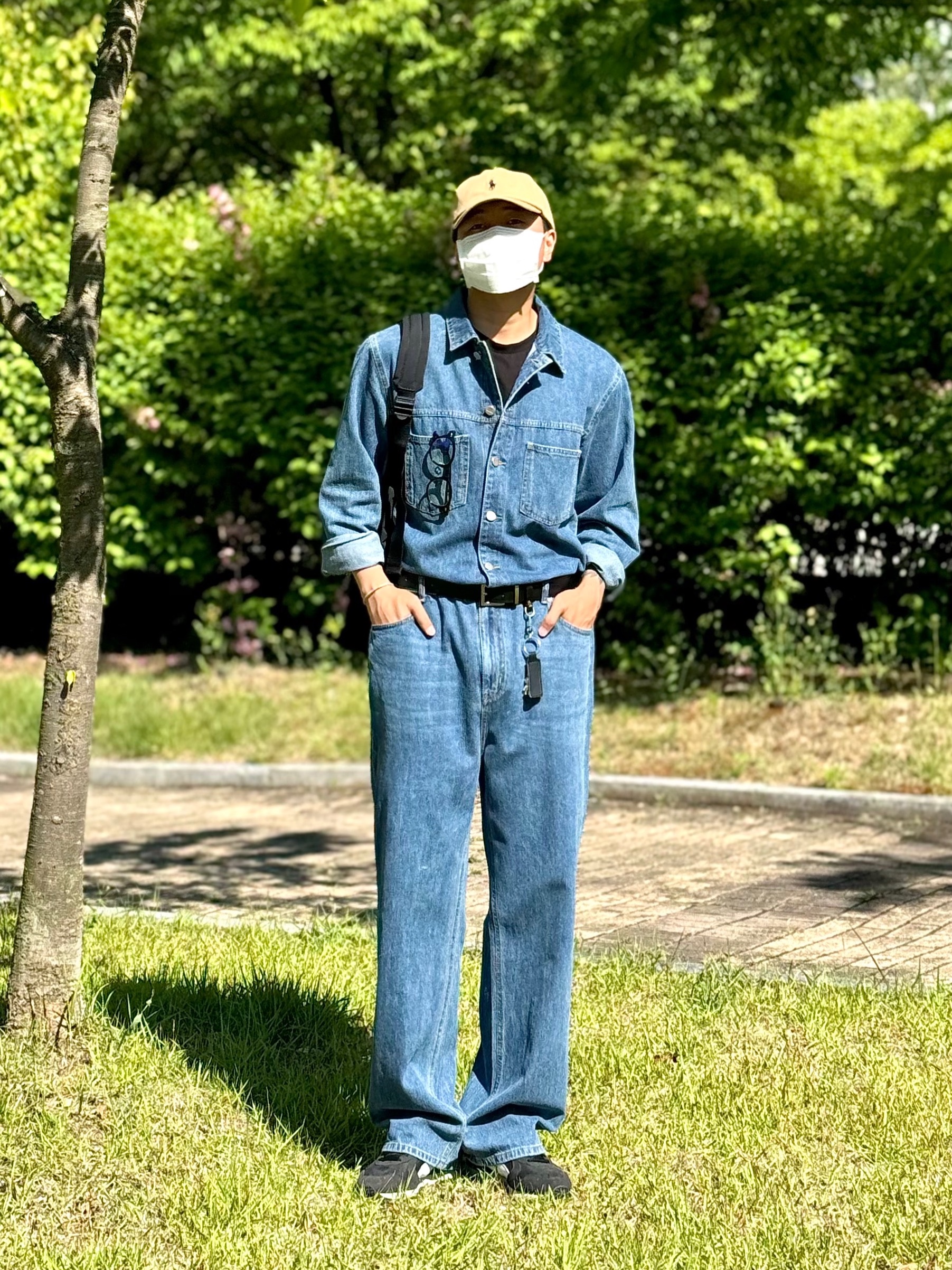 [30%적립] Polo Ralph Lauren Cotton Chino Ball Cap Cafe Tan 착용 스타일 - 1