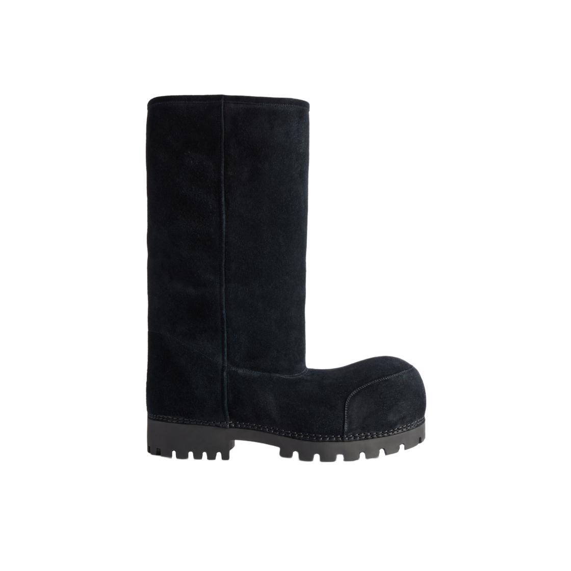 Balenciaga Alaska Fur High Boot Black 상세 이미지 1