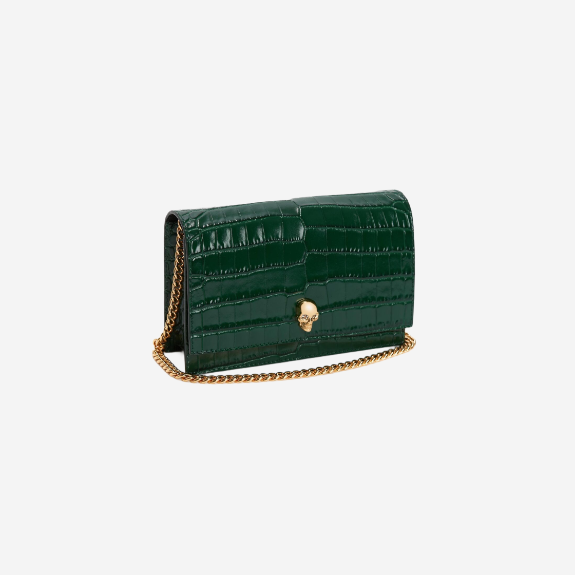 Alexander McQueen Small Skull Bag Emerald 상세 이미지 2