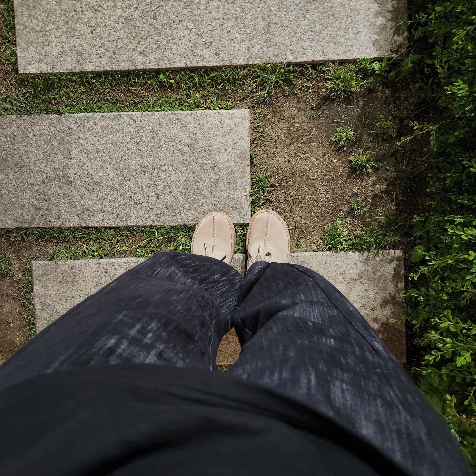 Clarks Desert Trek Sand Suede 착용 스타일 - 2