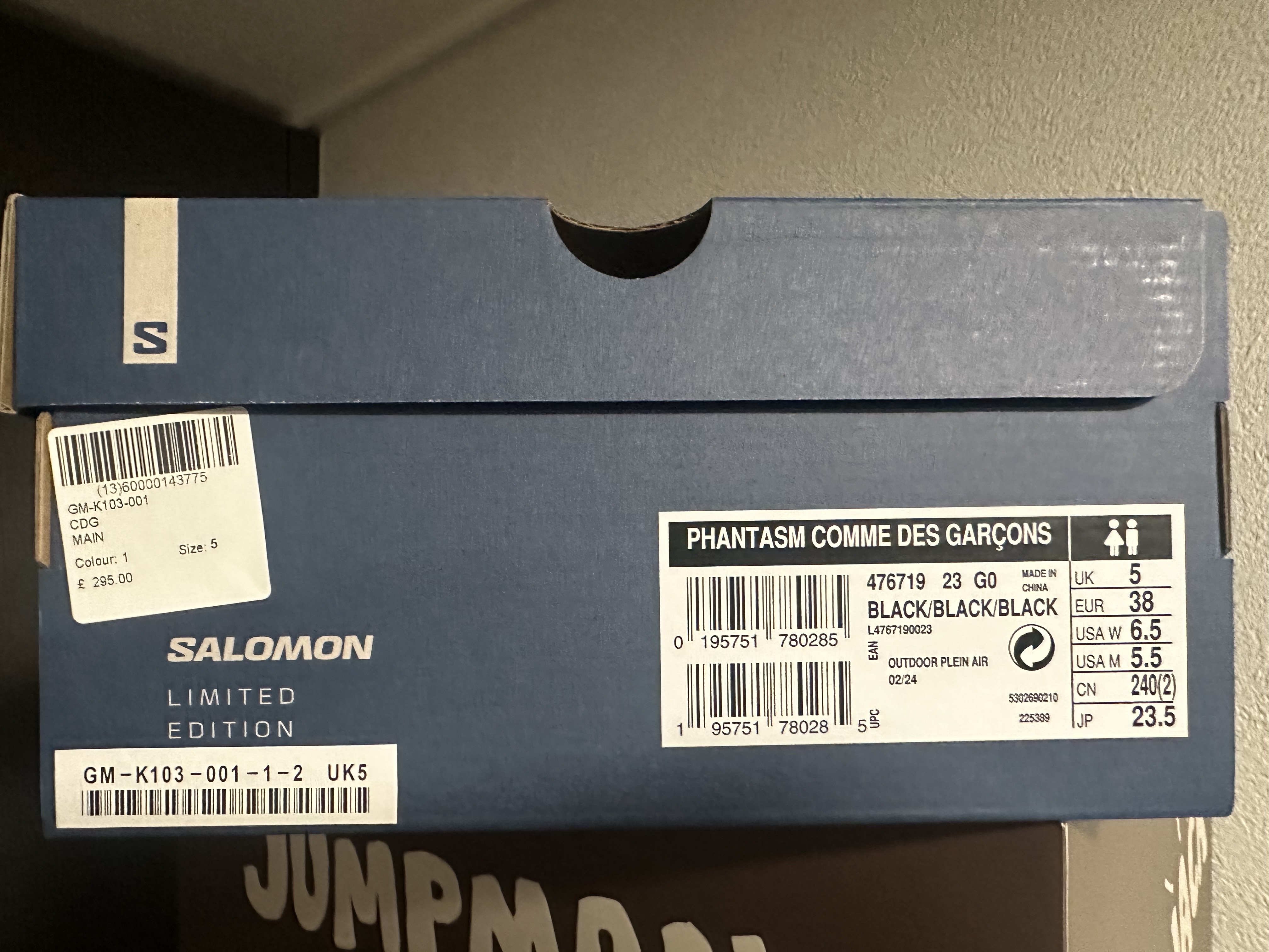 Salomon x Comme des Garcons Phantasm Platform Black 착용 스타일 - 6