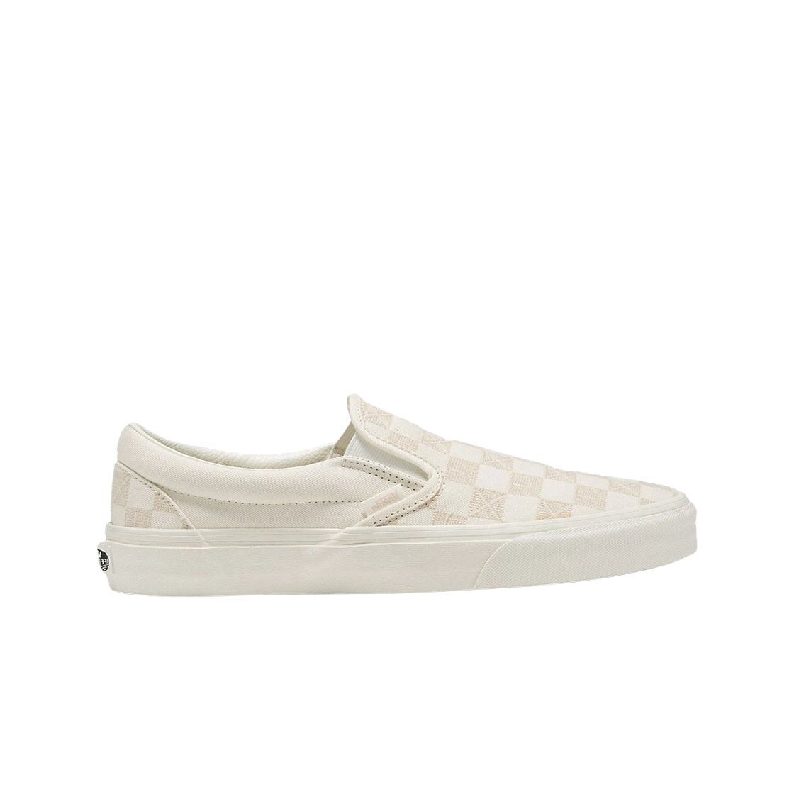 VN000BVZCDA1 Vans Classic Slip-On Stitch Checkerboard Marshmallow