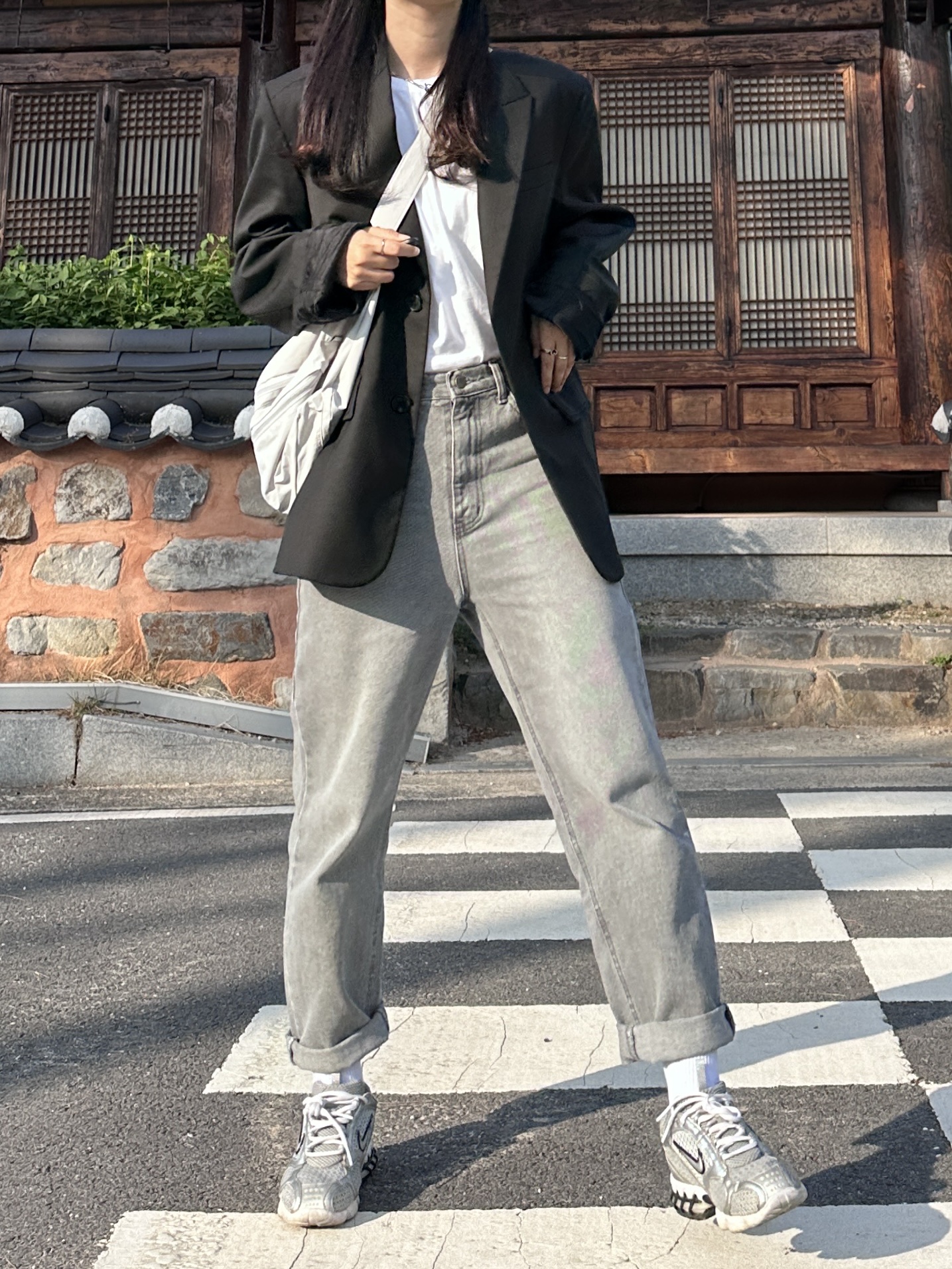 Human Made 6 Panel Cap #1 Black, (W) Nike Air Zoom Spiridon Cage 2 Metallic Silver 착용 스타일 - 2