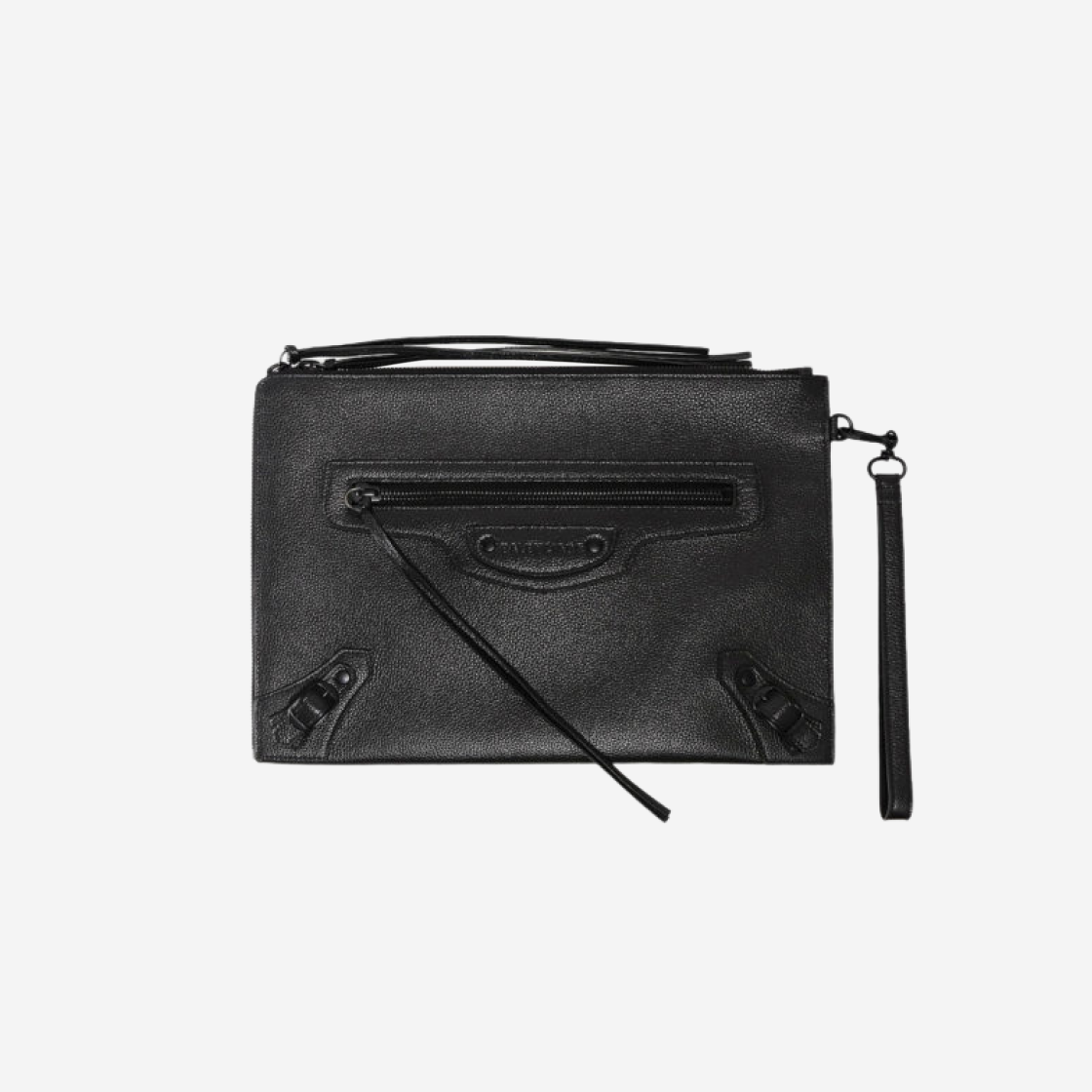 Balenciaga Neo Classic Pouch with Strap Black 상세 이미지 2