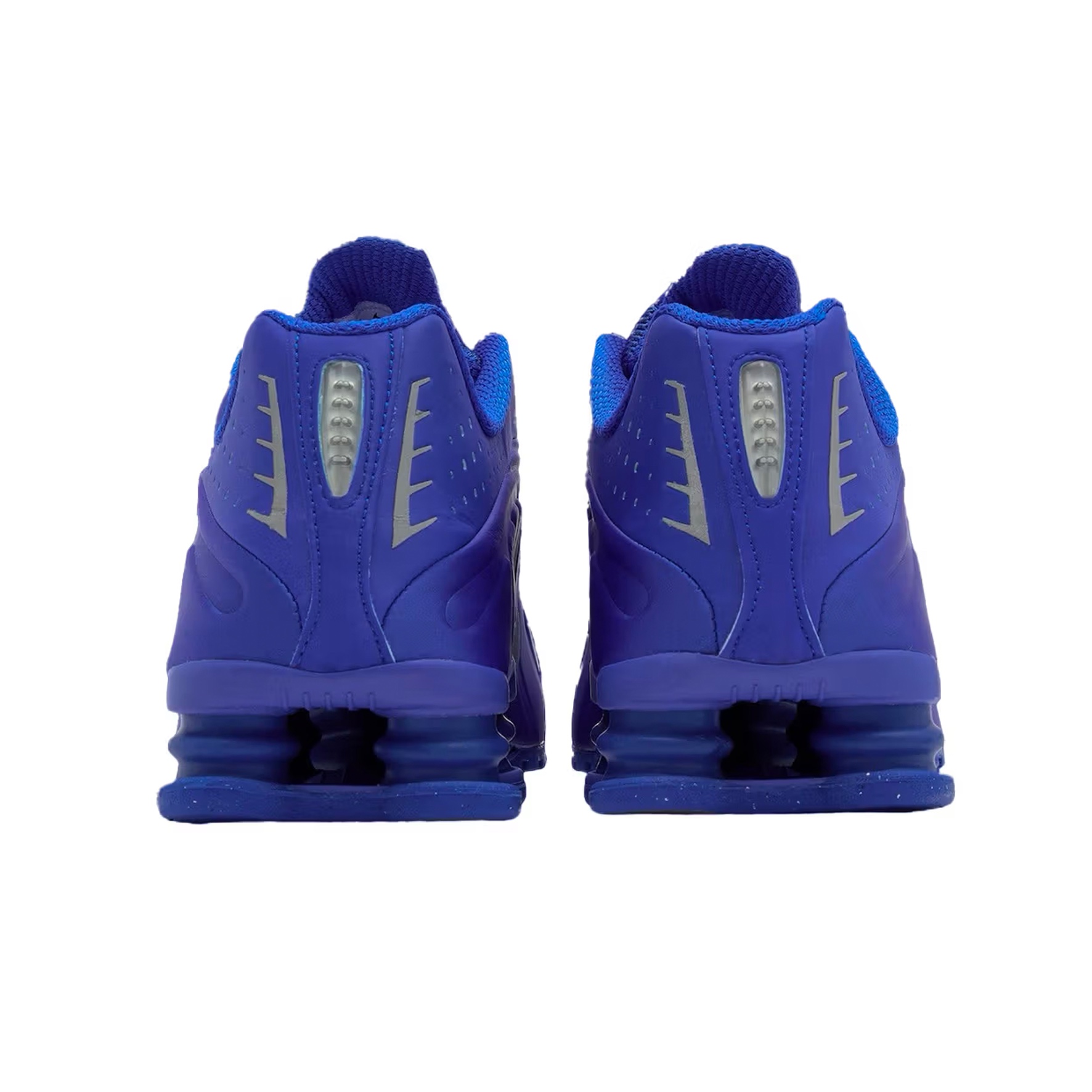 (W) Nike Shox R4 Black, Nike Shox R4 Metallic Silver Comet Red 착용 스타일 - 4