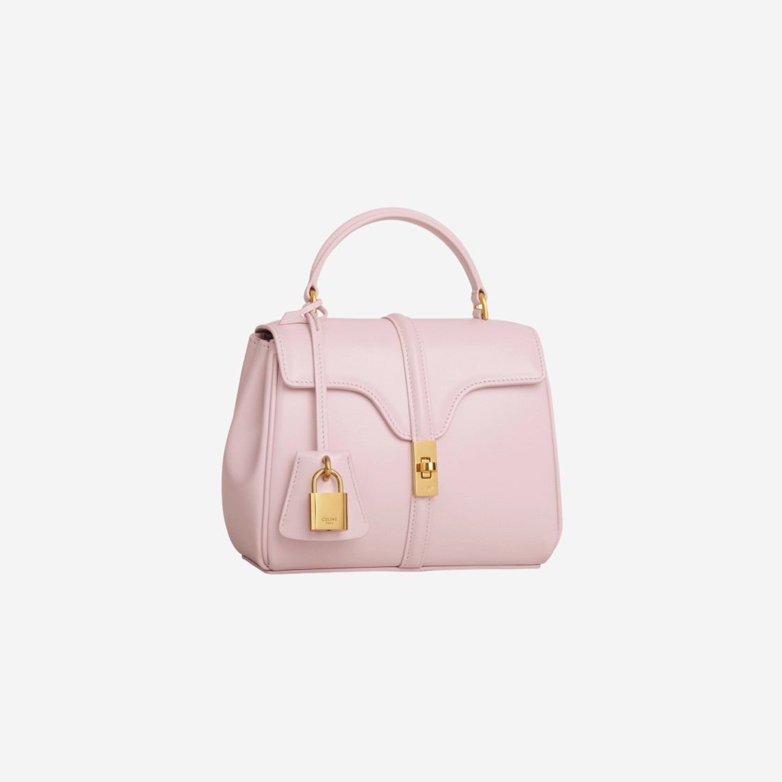 Celine Mini 16 in Satinated Calfskin Pastel Pink 상세 이미지 2