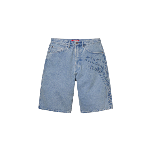 슈프림 x 버버리 데님 쇼츠 워시드 블루 - 22SS | Supreme | KREAM 슈프림 x 버버리 데님 쇼츠 워시드 블루 - 22SS | Supreme | KREAM