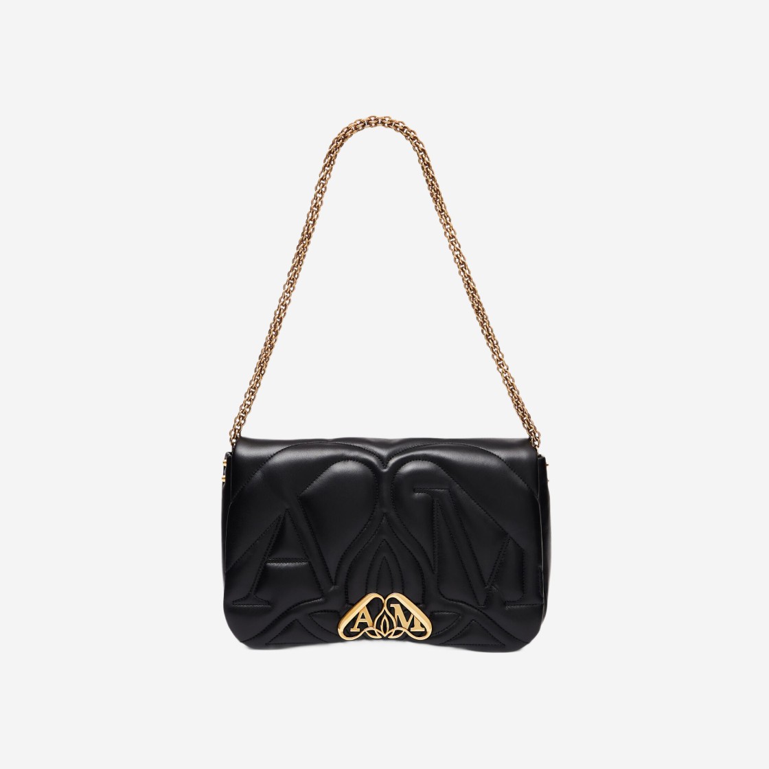 Alexander McQueen The Seal Bag Black 상세 이미지 3