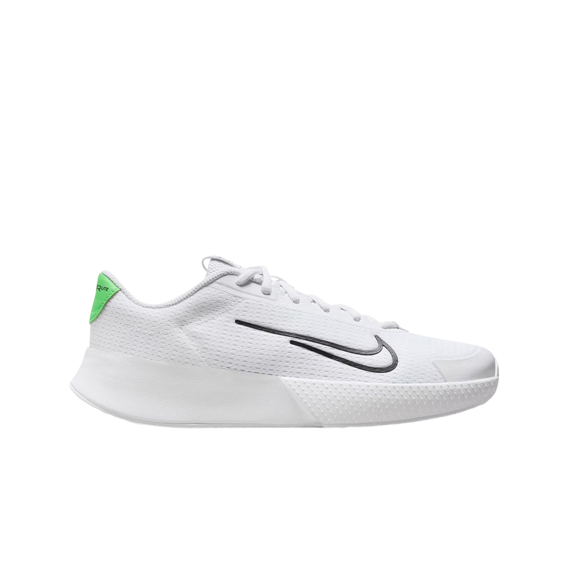 (W) 나이키 코트 베이퍼 라이트 2 화이트 포이즌 그린((W) Nike Court Vapor Lite 2 White Poison Green) - 1