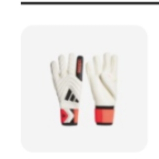 Adidas Copa League Goalkeeper Gloves Ivory Solar Red 착용 스타일