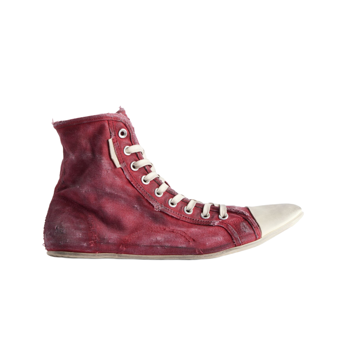 발렌시아가 파리 울트라 플랫 하이 탑 스니커즈 레드(Balenciaga Paris Ultra Flat High Top Sneakers Red)