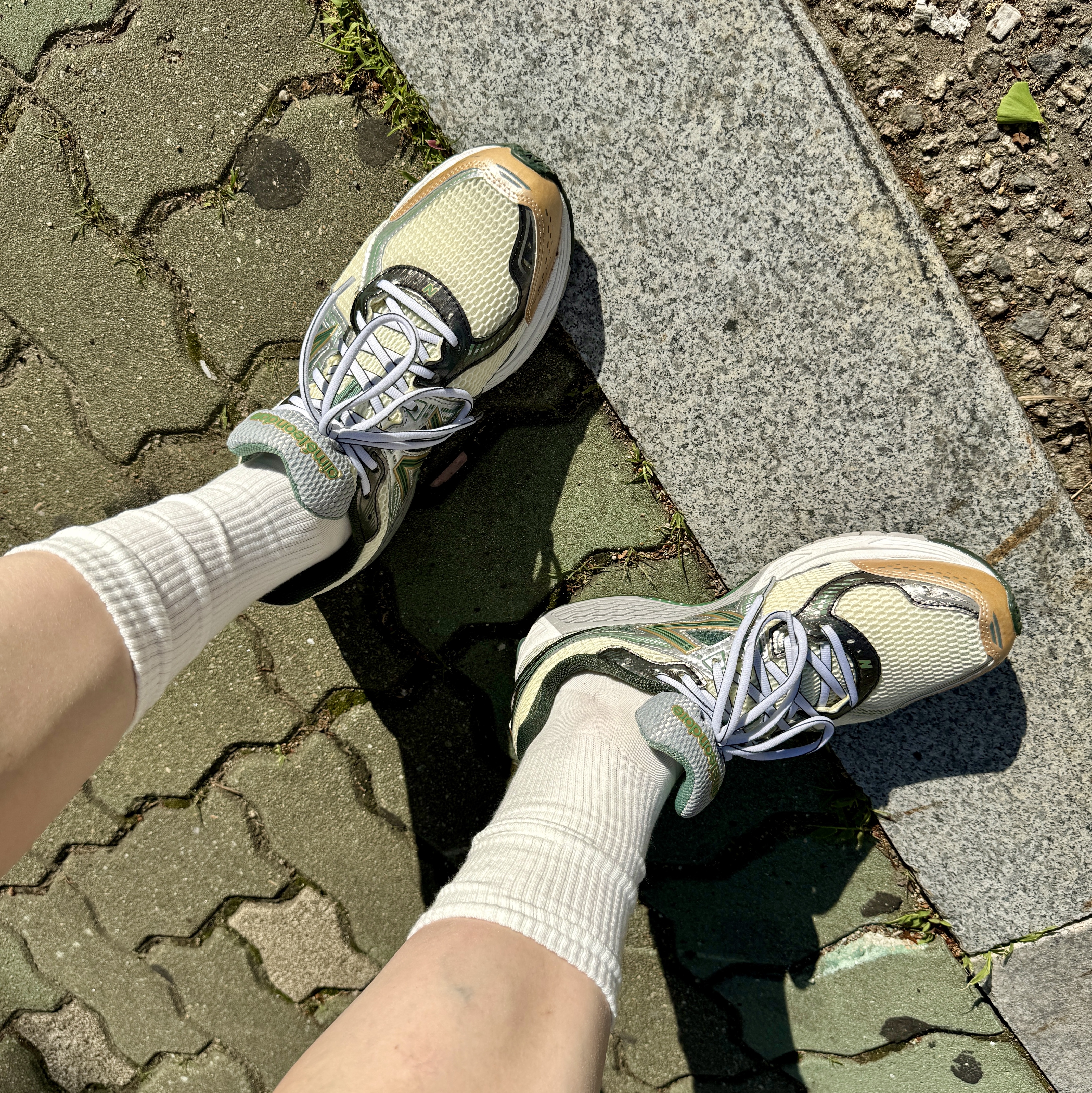 New Balance x Aime Leon Dore 860v2 Green 착용 스타일