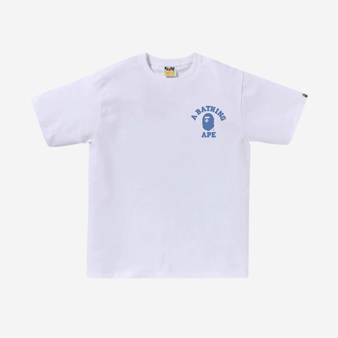 BAPE Color Camo College Ats T-Shirt White 상세 이미지 2