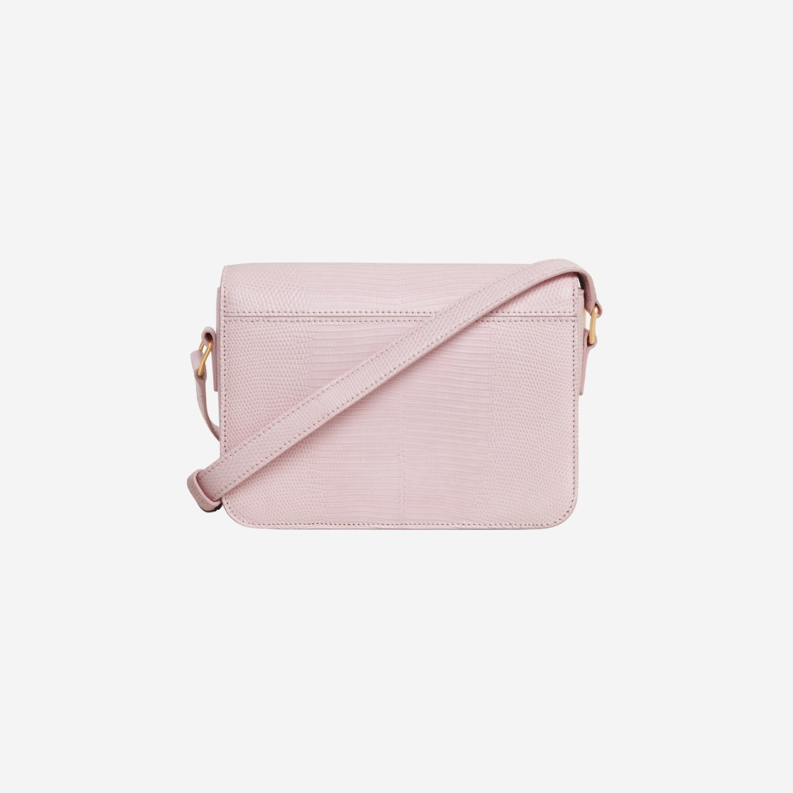 Celine Teen Triomphe Bag in Lizard Pastel Pink 상세 이미지 3