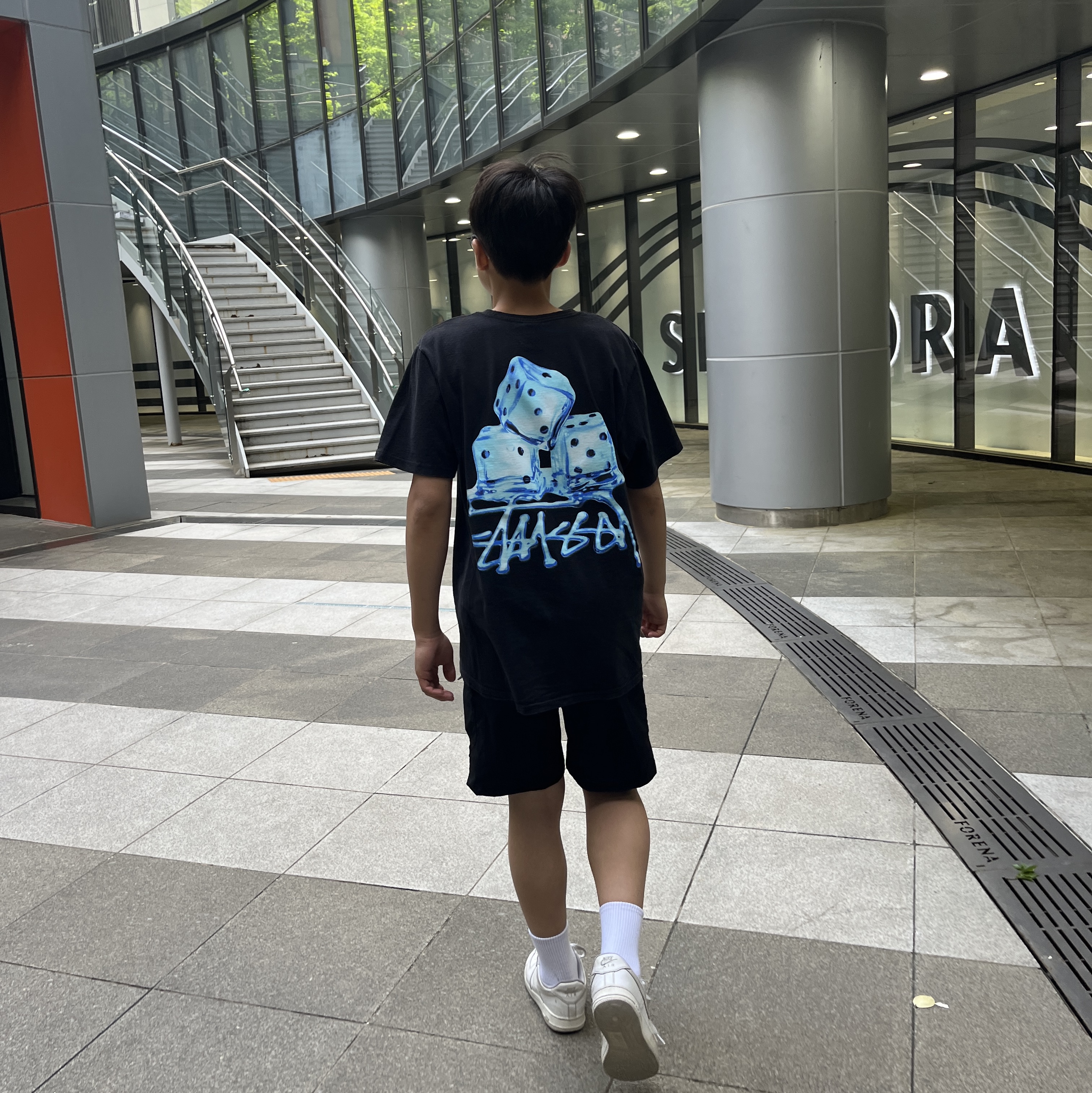 Nike Air Force 1 '07 Low White, (GS) Nike Cortez Basic SL White Pink Prime 착용 스타일 - 5