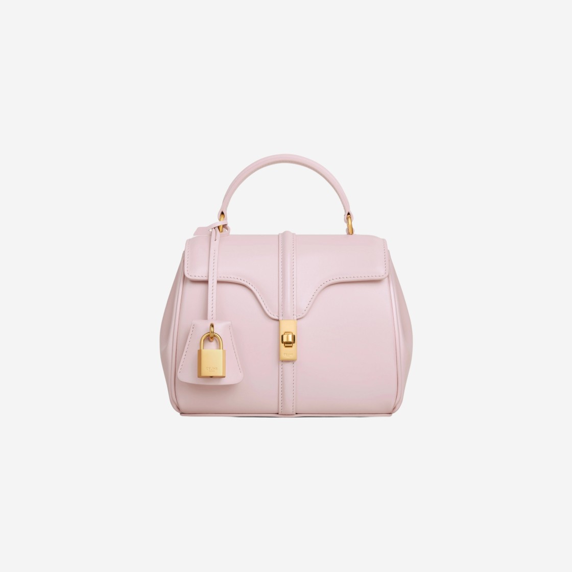 Celine Mini 16 in Satinated Calfskin Pastel Pink 상세 이미지 1