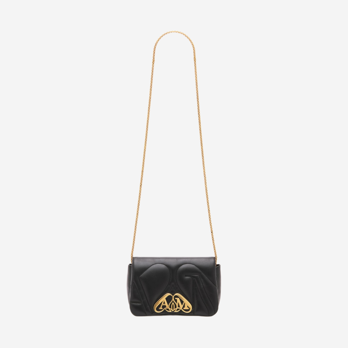 Alexander McQueen The Seal Mini Bag Black 상세 이미지 3