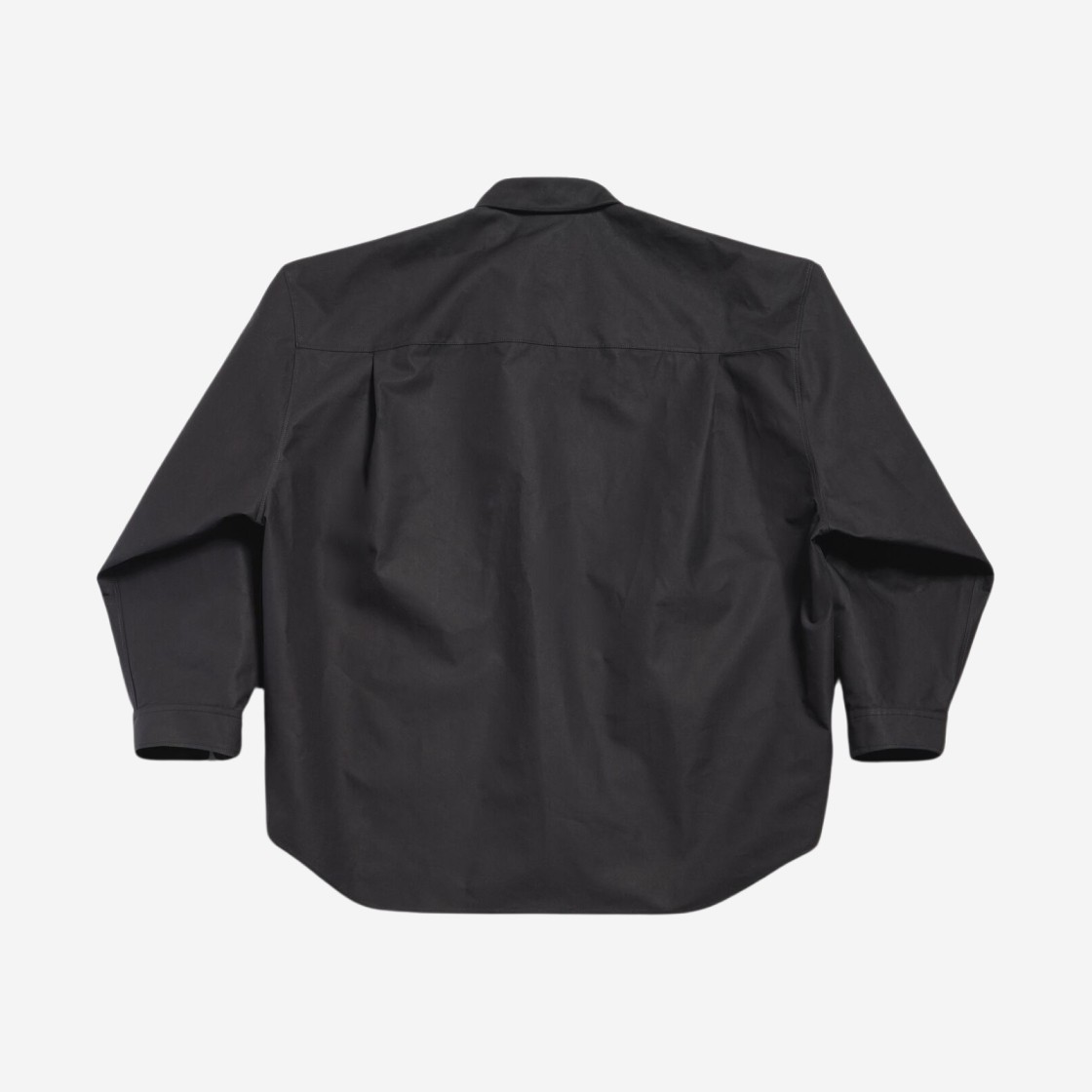 (W) Balenciaga Outerwear Large Fit Shirt Black 상세 이미지 2