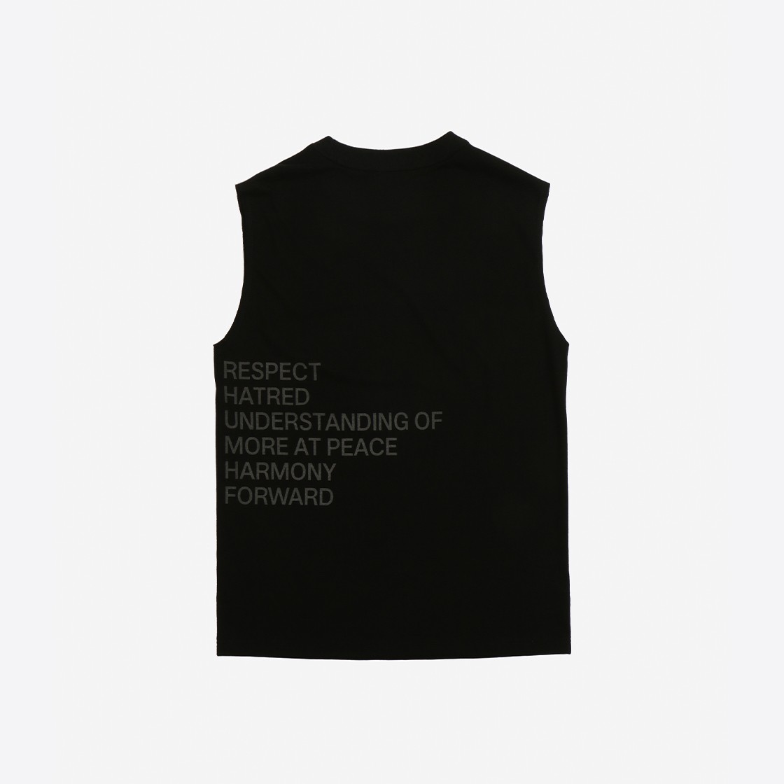 Surface Edition Love Sleeveless T-Shirt Black 상세 이미지 2