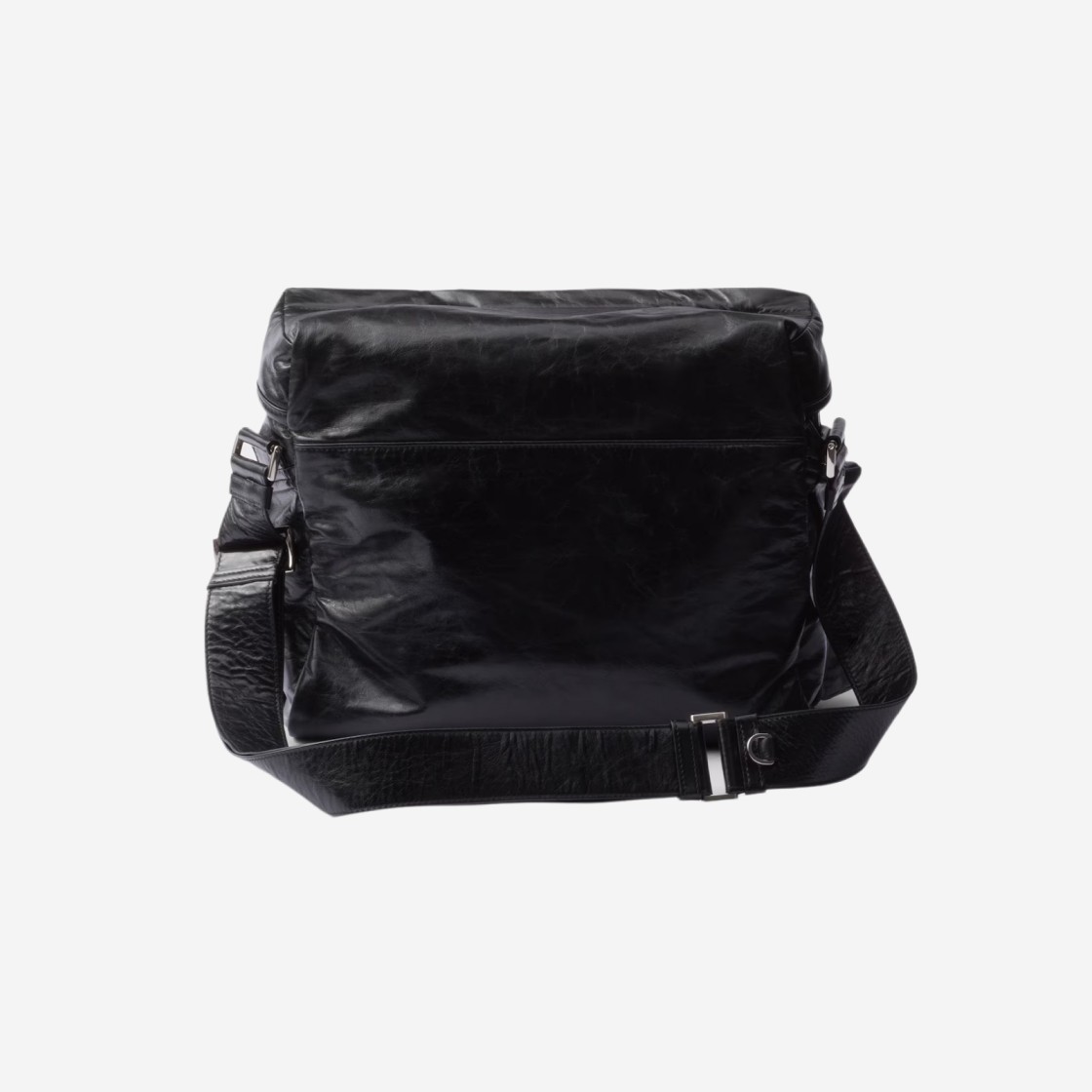 Prada Leather Shoulder Bag Black 상세 이미지 3