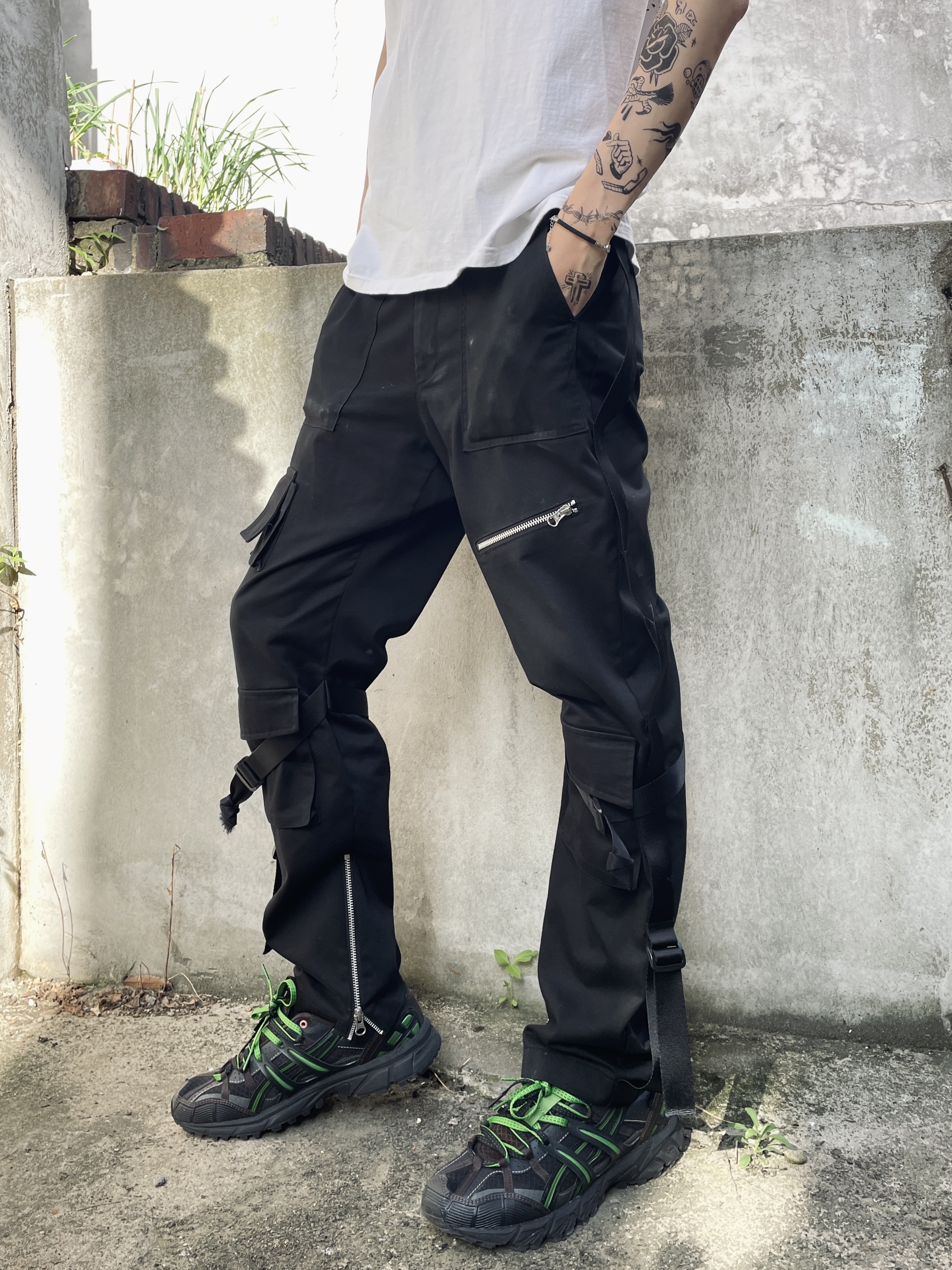 Asics x Andersson Bell Gel-Sonoma 15-50 Black Green, Stussy SS Link 9Twenty Cap Black 착용 스타일 - 7